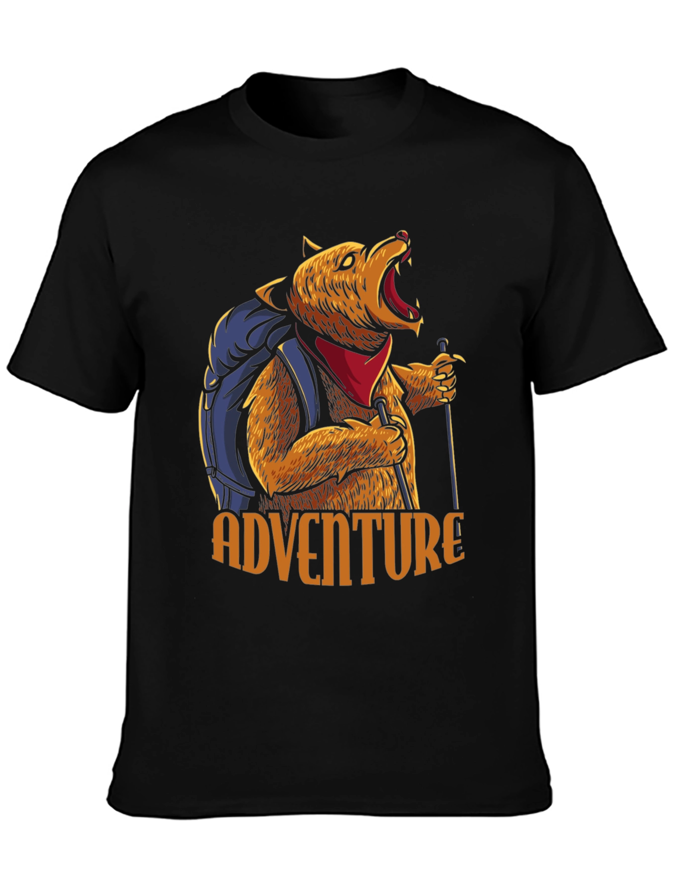 Adventure Bear T-Shirt - Hiking Graphic Tee