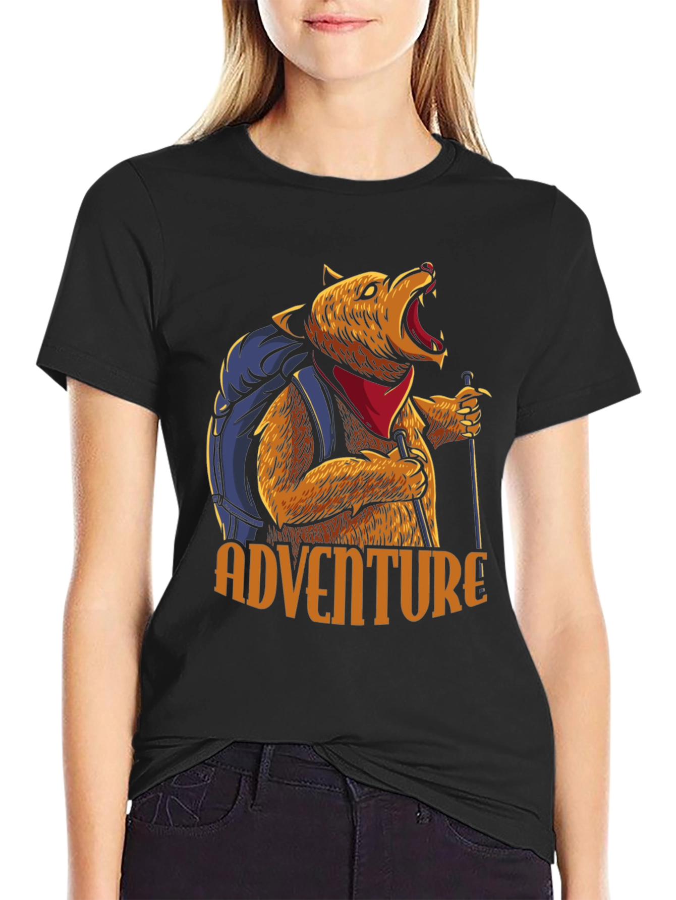 Adventure Bear T-Shirt - Hiking Graphic Tee