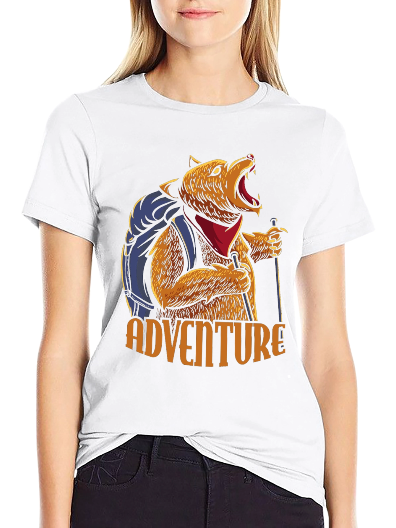 Adventure Bear T-Shirt - Hiking Graphic Tee