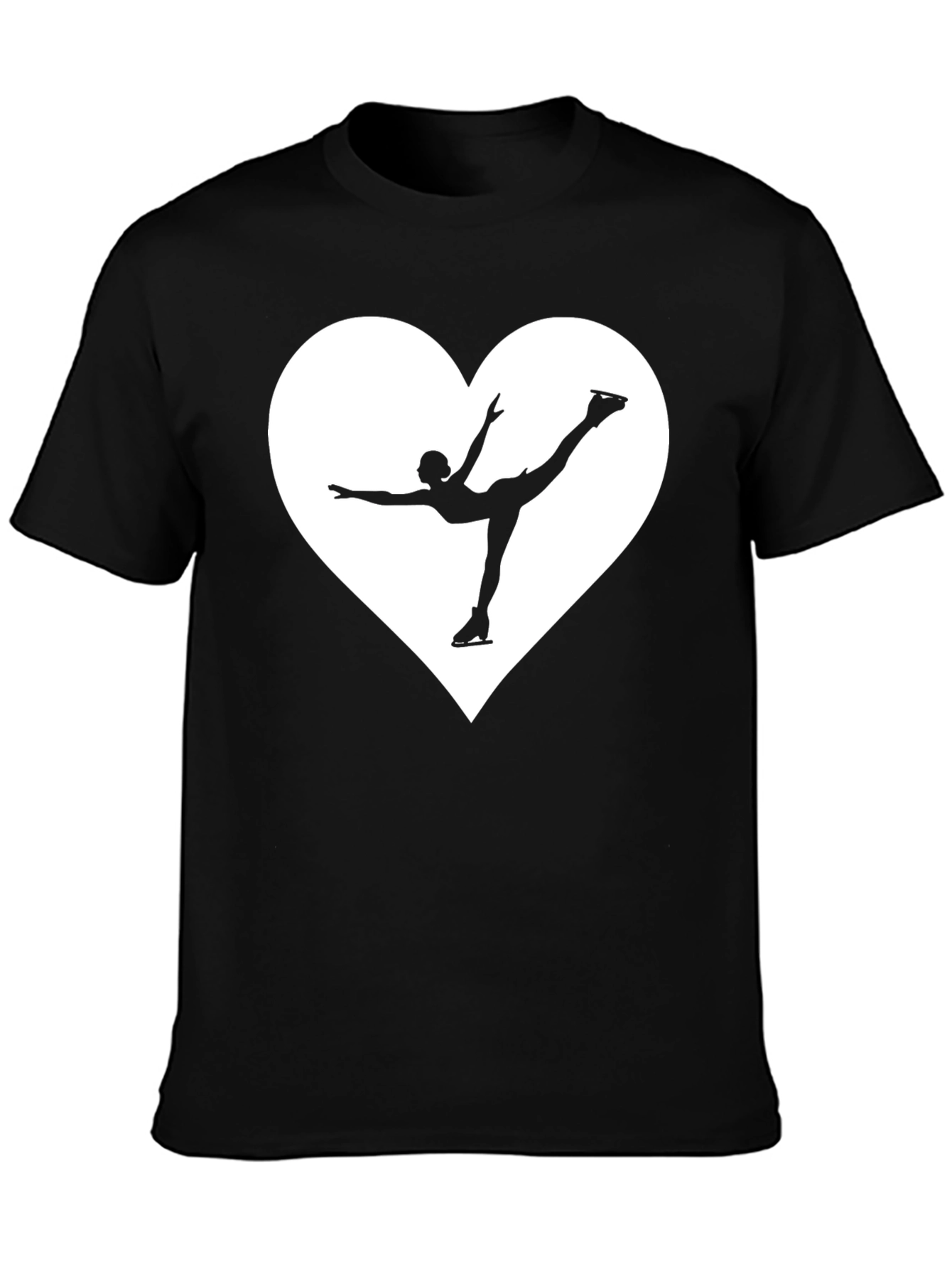 Ice Skating Heart T-Shirt