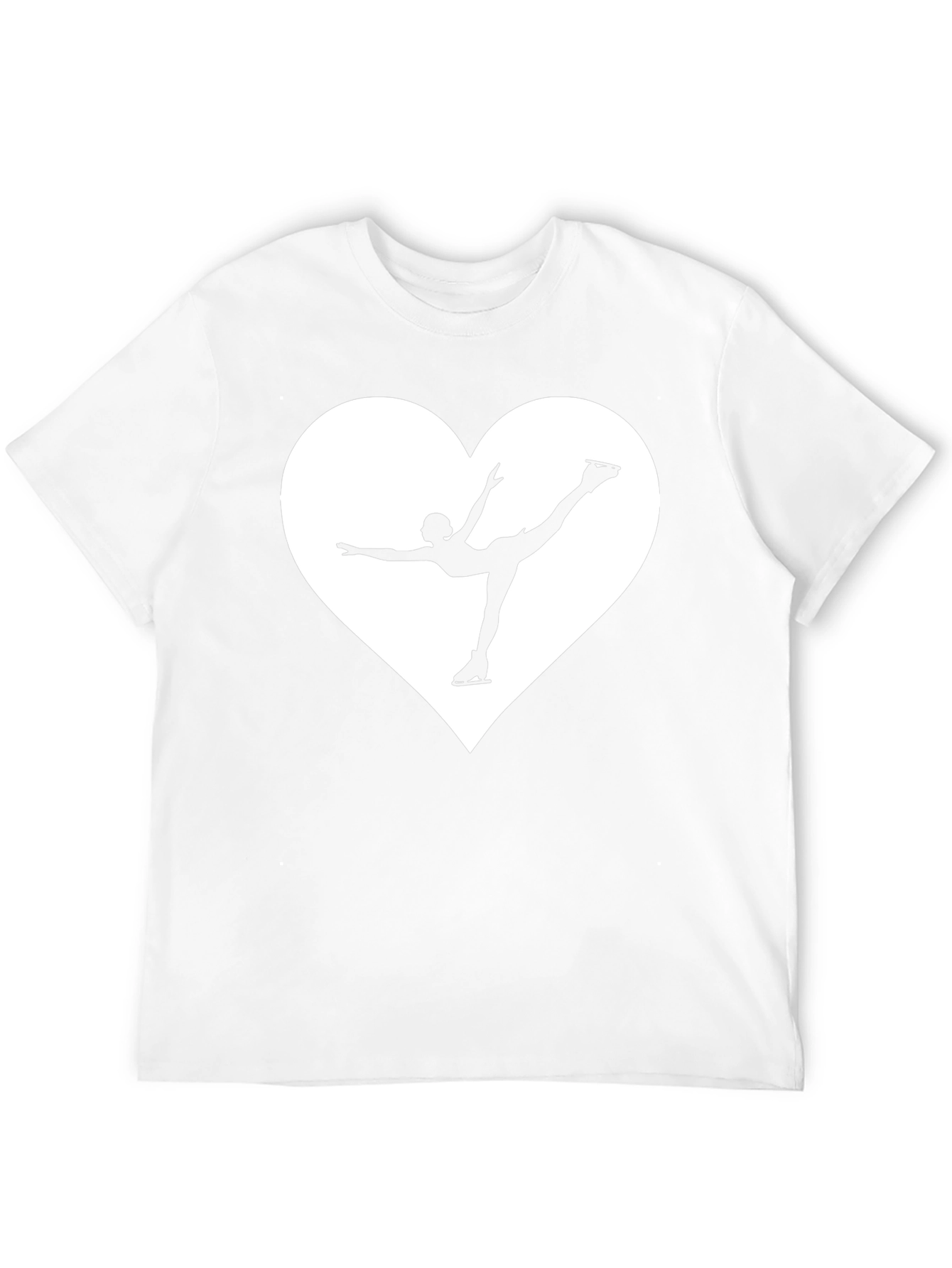 Ice Skating Heart T-Shirt