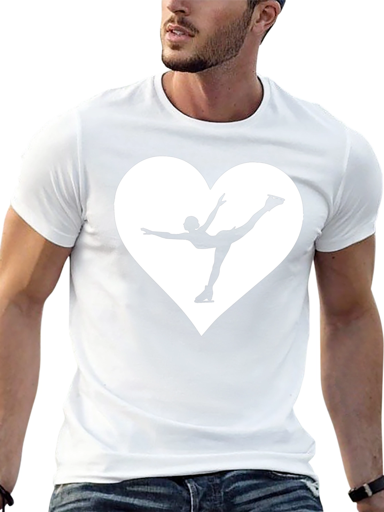 Ice Skating Heart T-Shirt