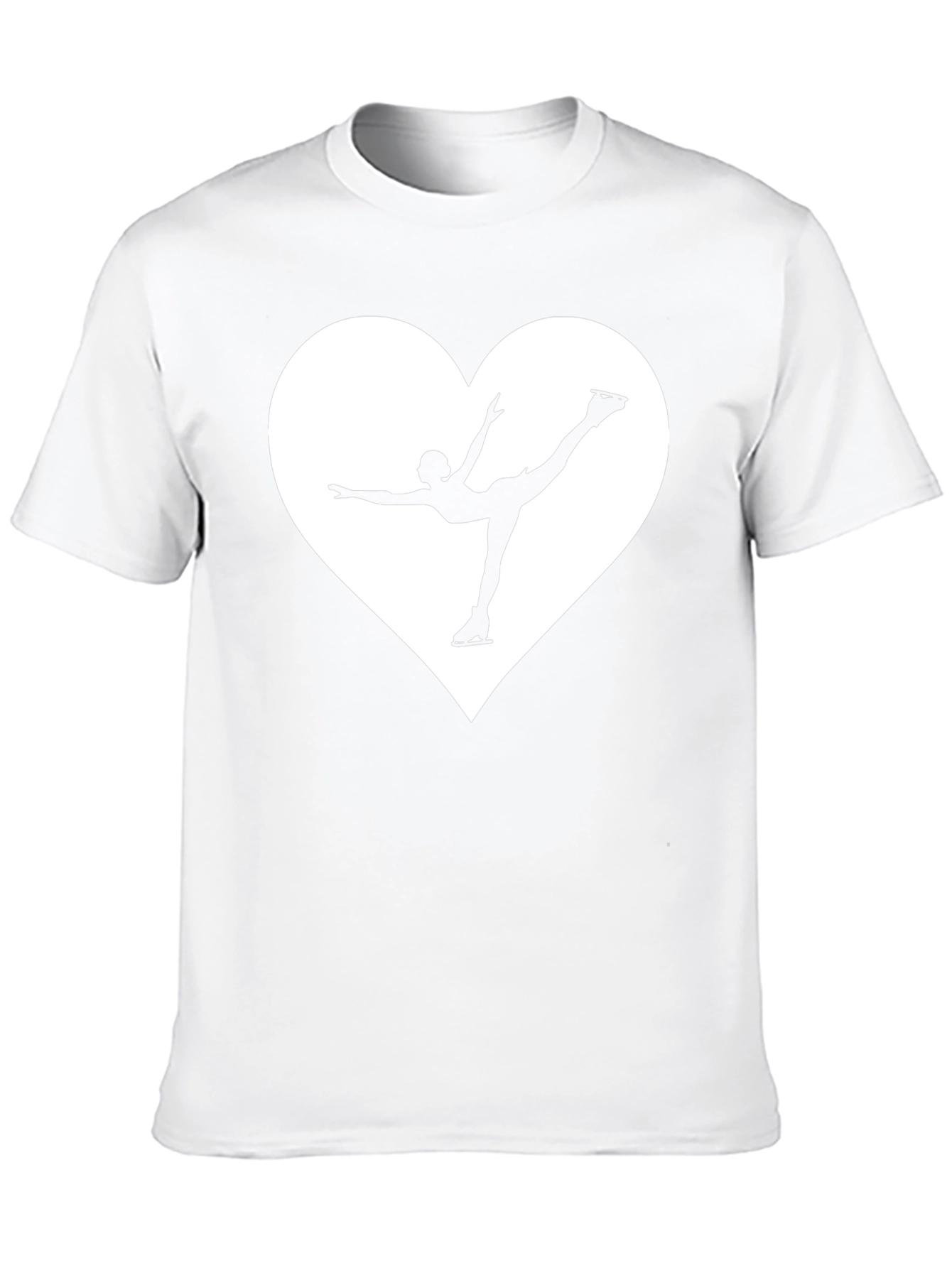 Ice Skating Heart T-Shirt