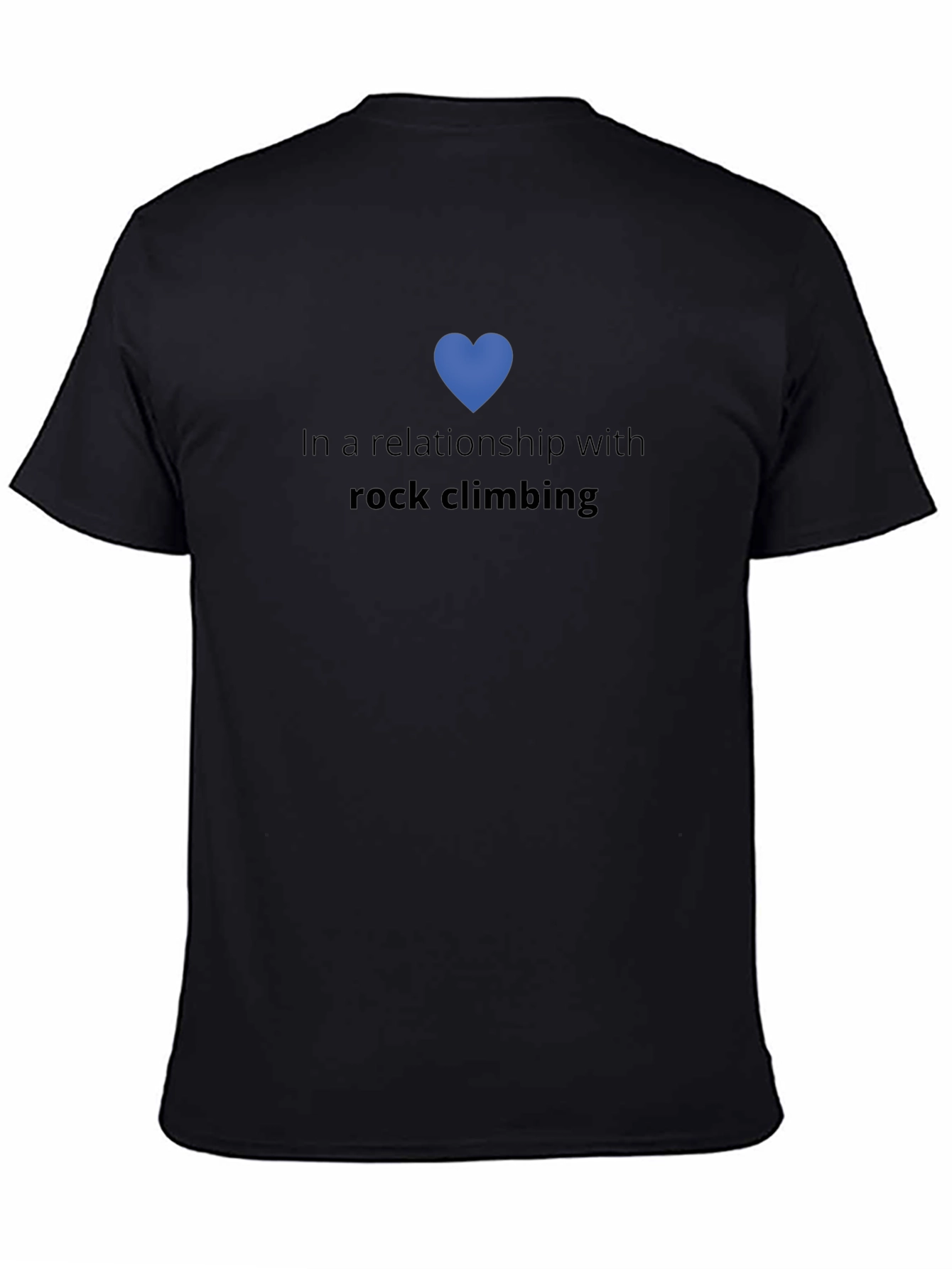 Rock Climbing Relationship Graphic Tee - Black