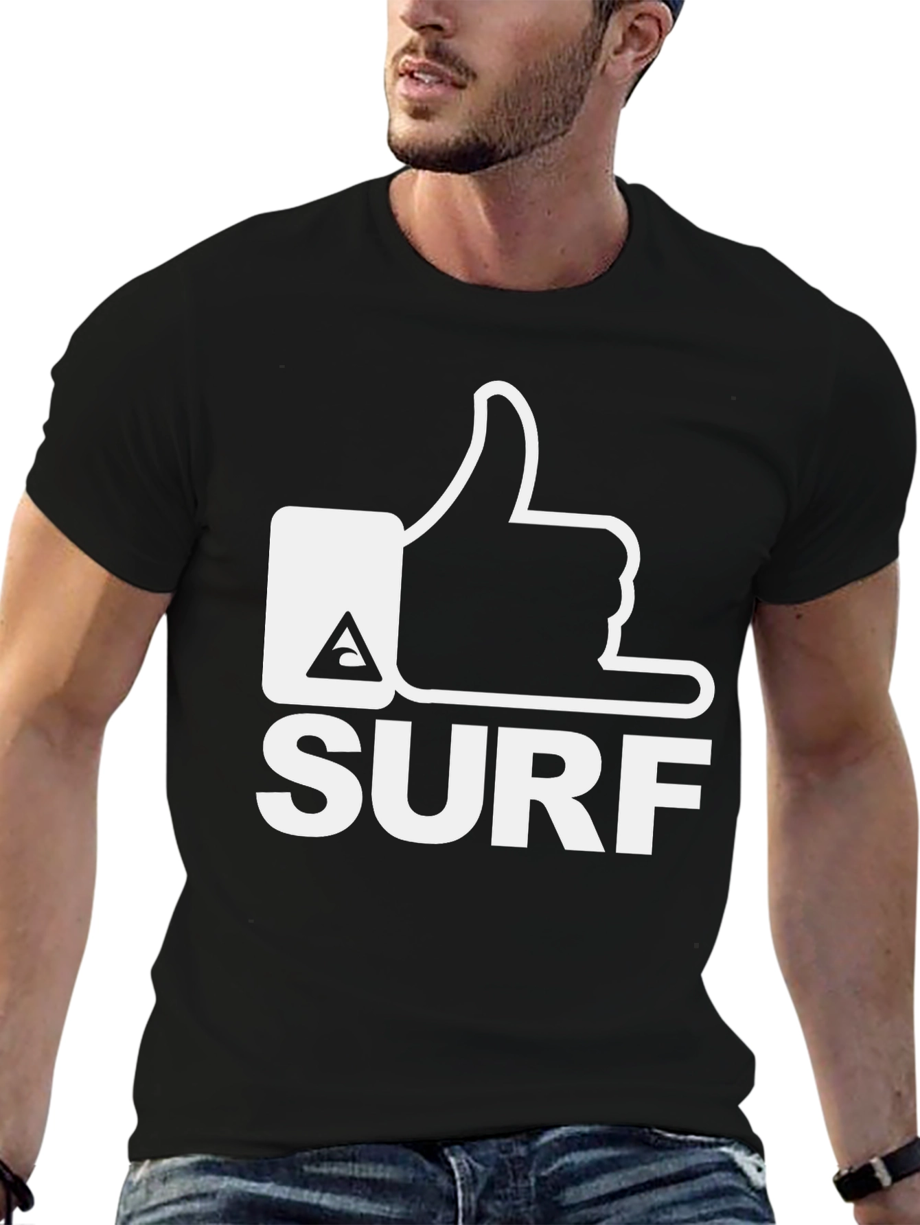 Surf Shaka Graphic Tee - Hang Loose Vibes