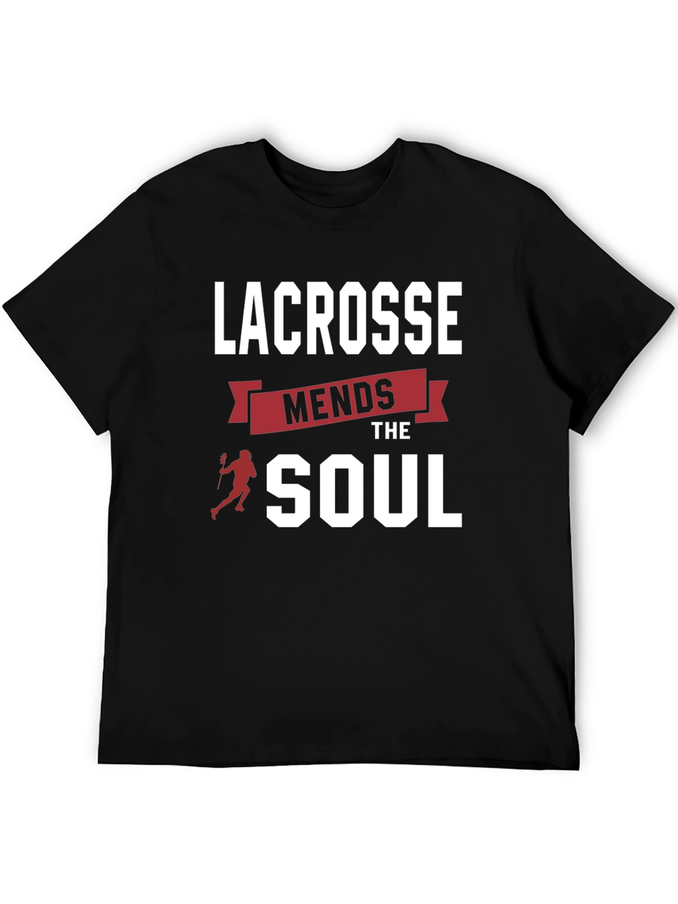 Lacrosse Mends the Soul Graphic T-Shirt