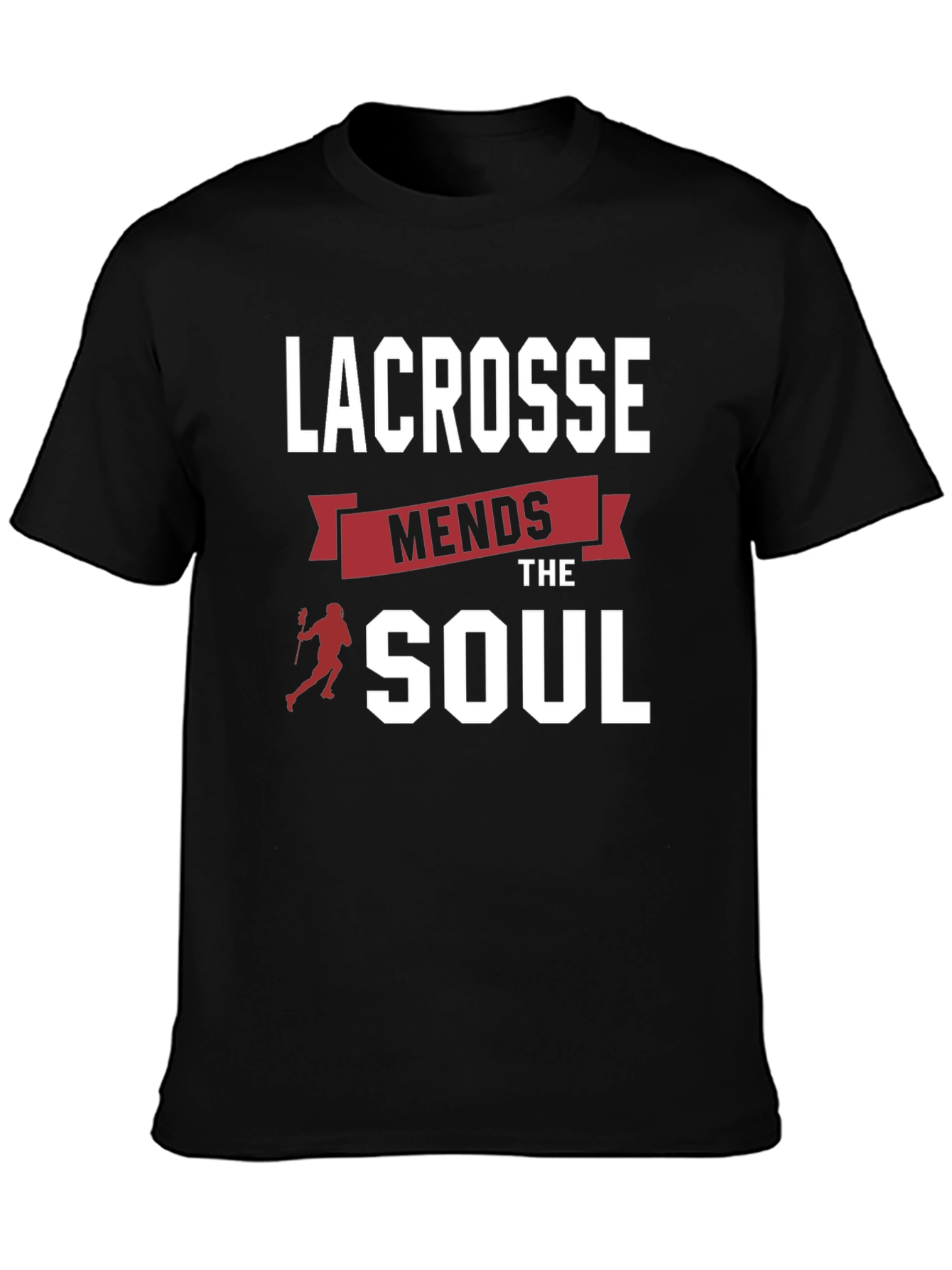 Lacrosse Mends the Soul Graphic T-Shirt