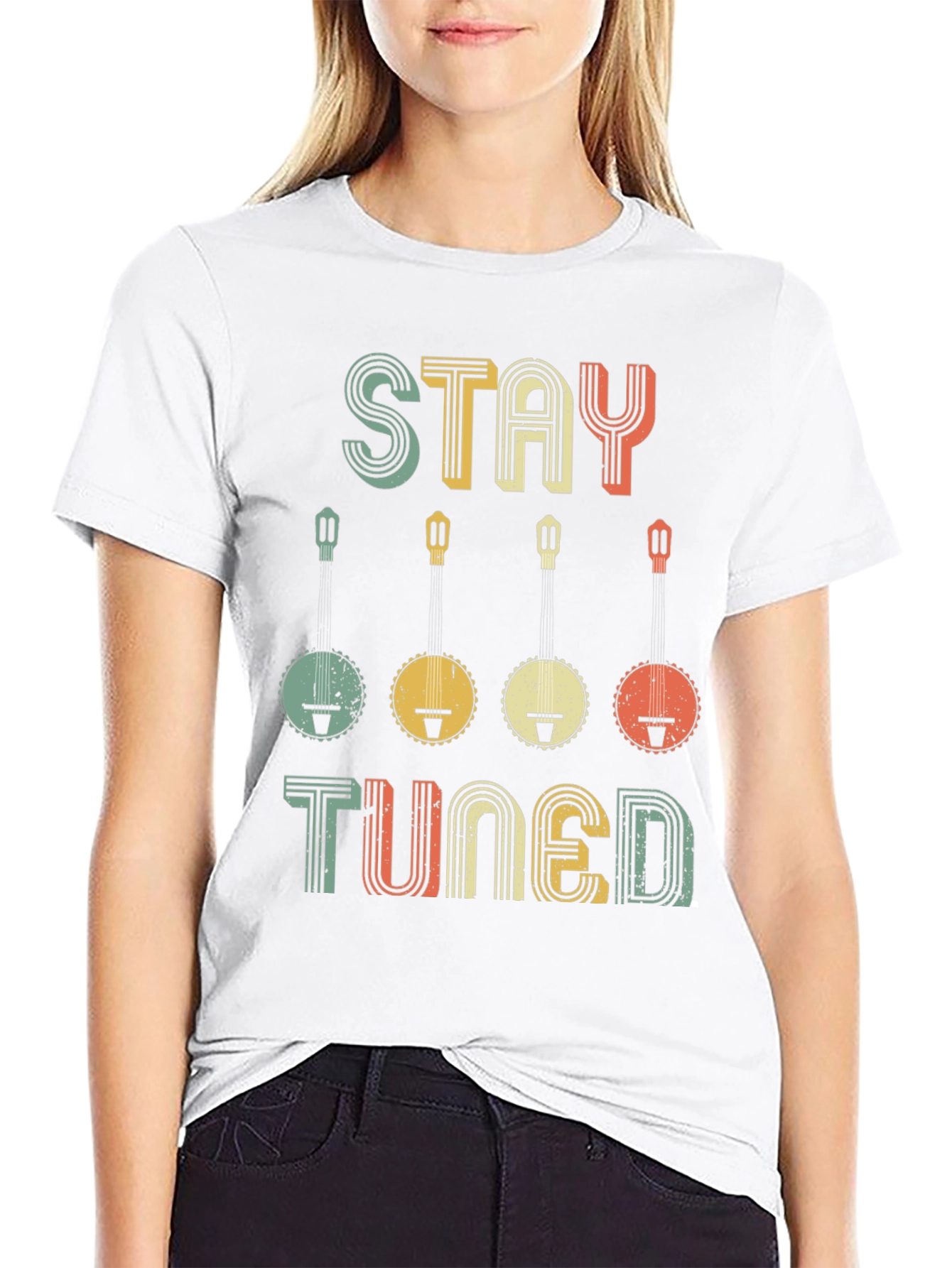 Stay Tuned Banjo Music T-Shirt