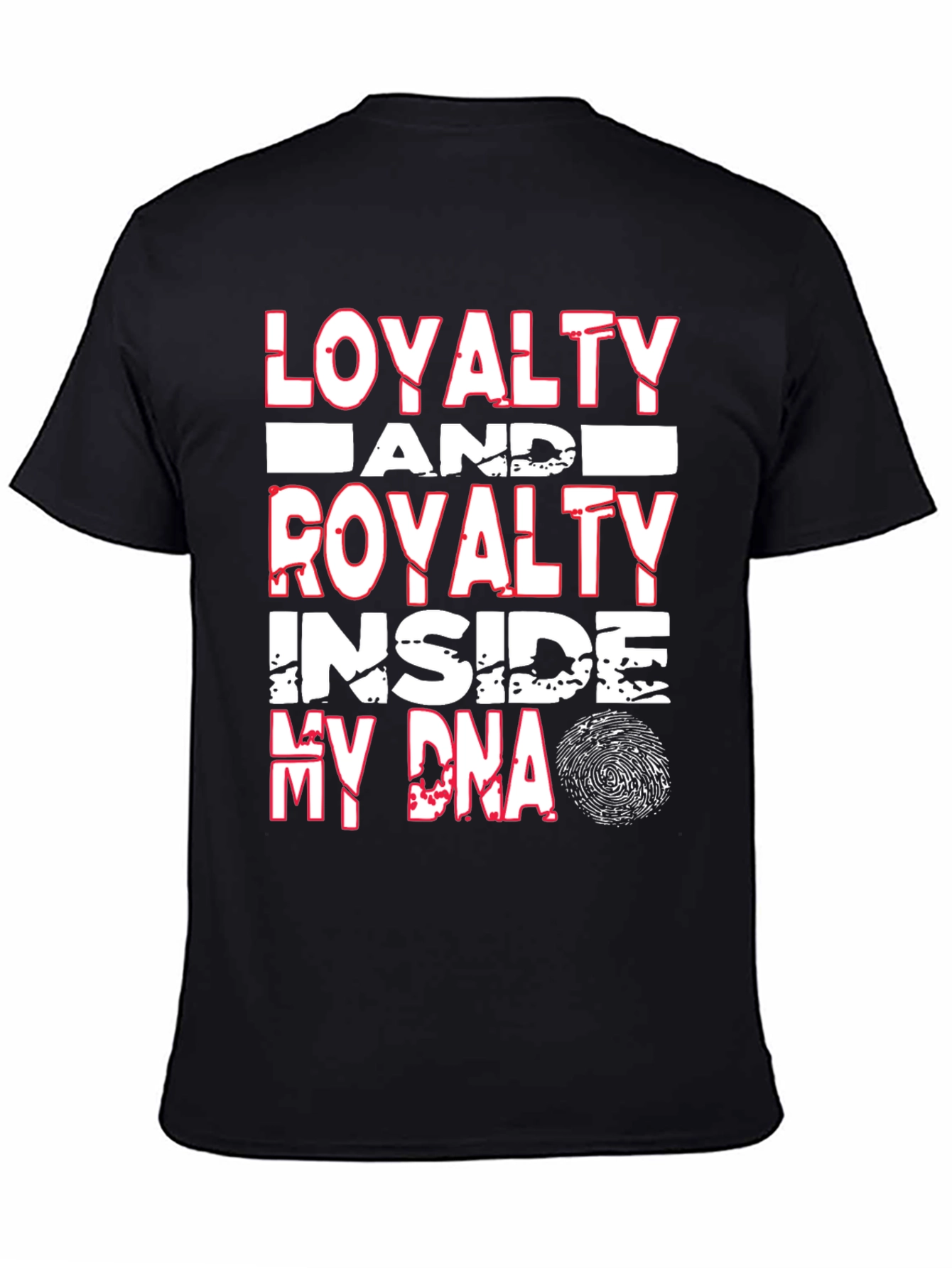 Loyalty & Royalty DNA Black Graphic Tee