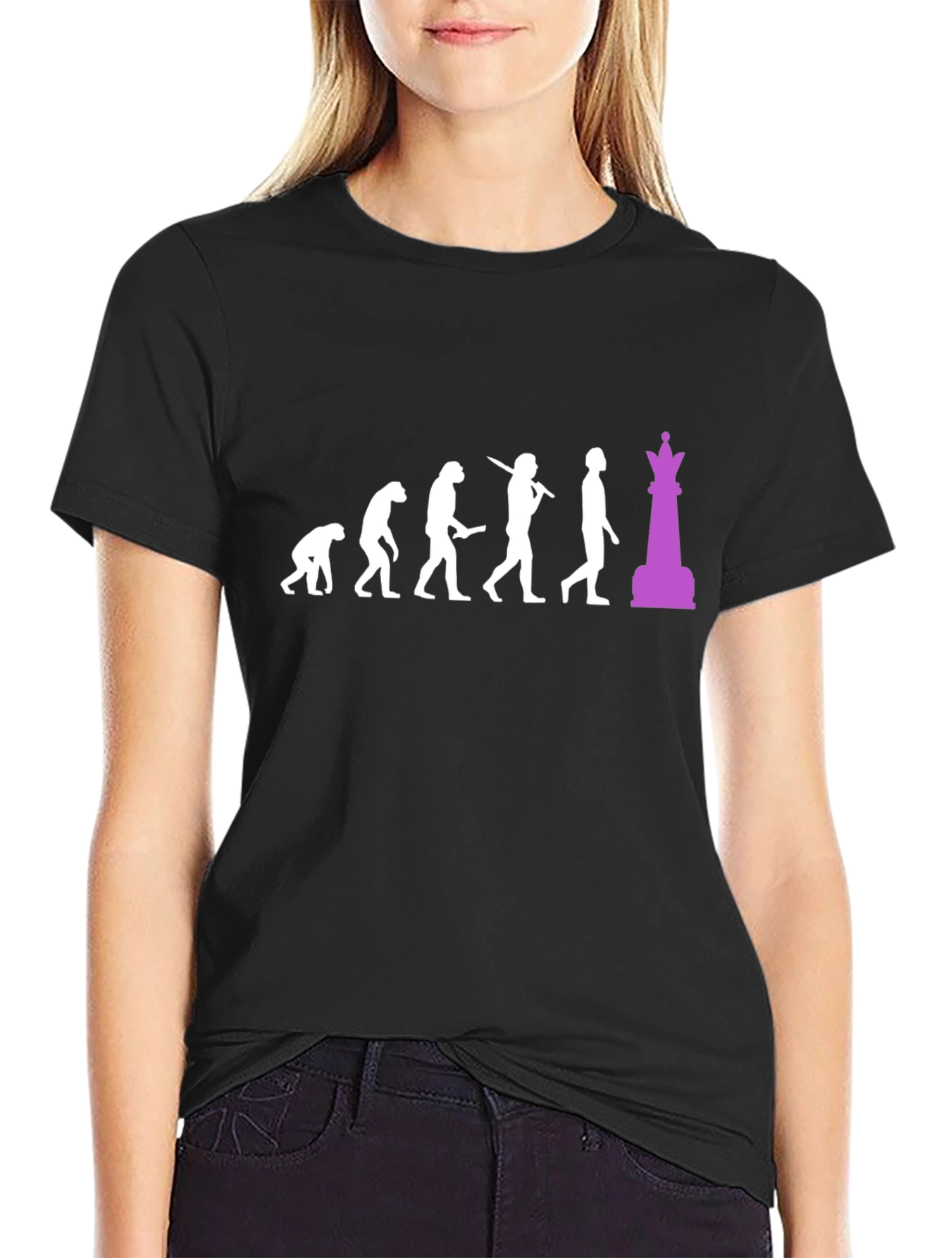 Chess Evolution T-Shirt - Black