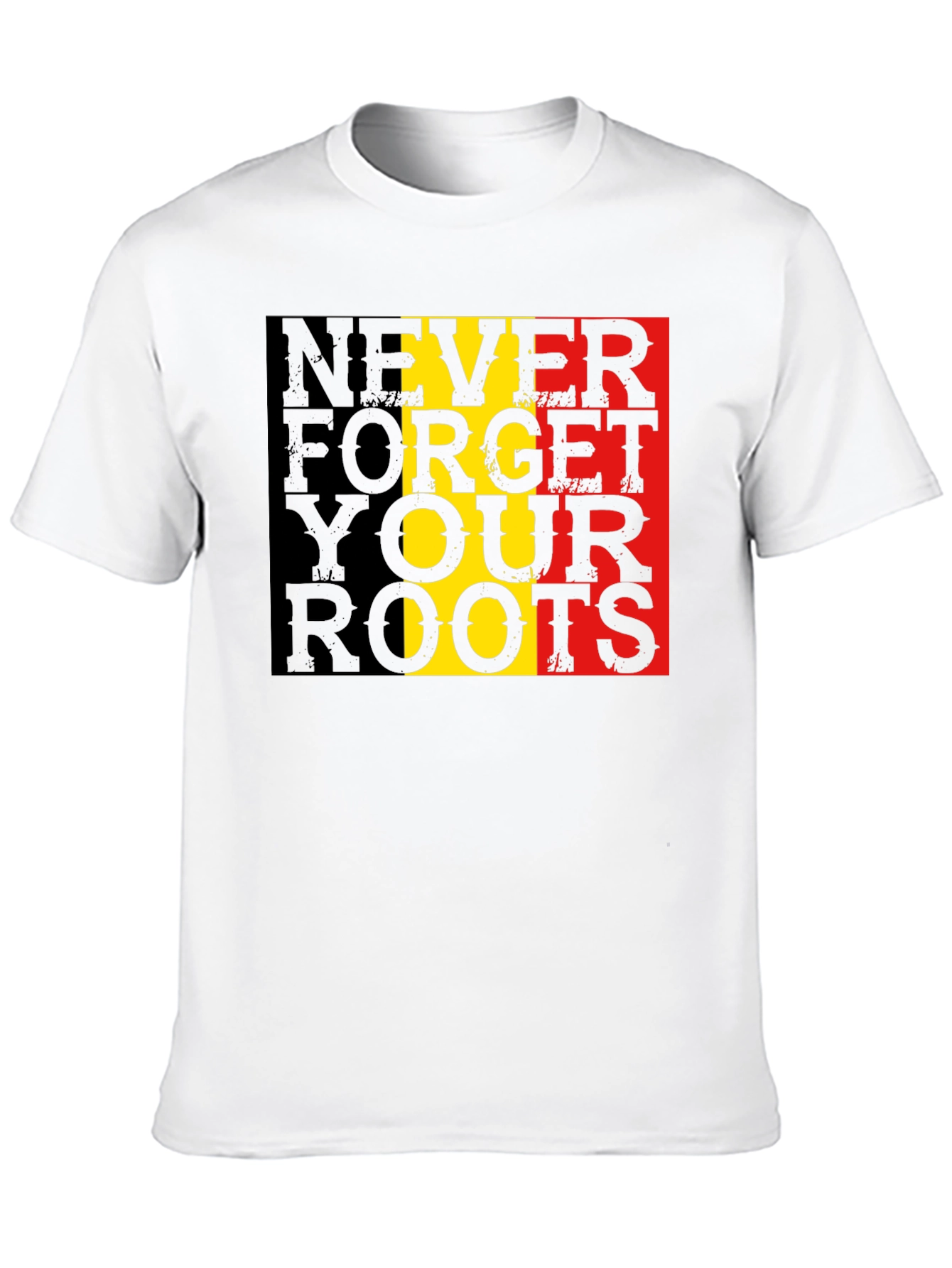Never Forget Roots Graphic Tee - Black T-Shirt