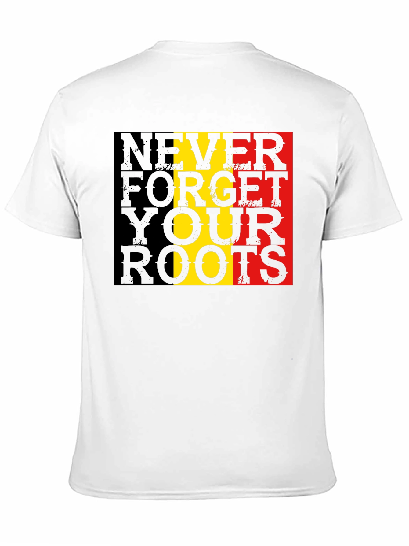 Never Forget Roots Graphic Tee - Black T-Shirt