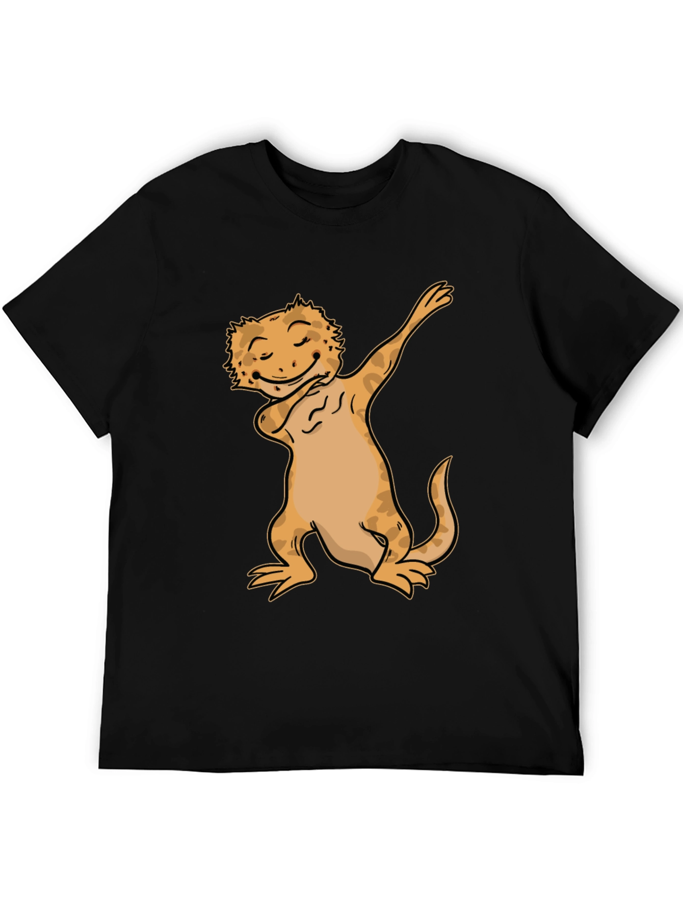 Dabbing Bearded Dragon Black T-Shirt