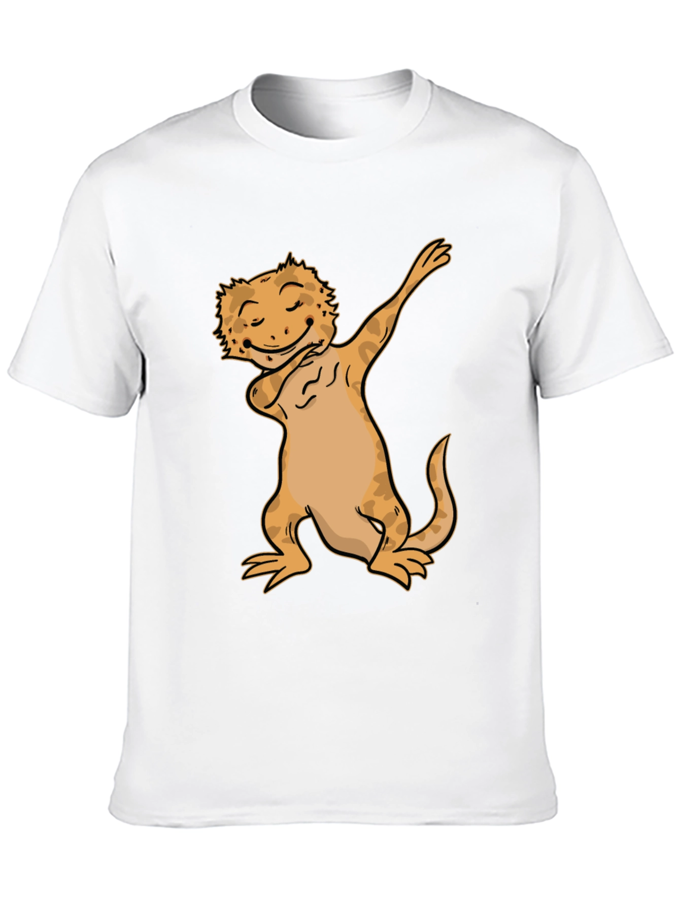 Dabbing Bearded Dragon Black T-Shirt