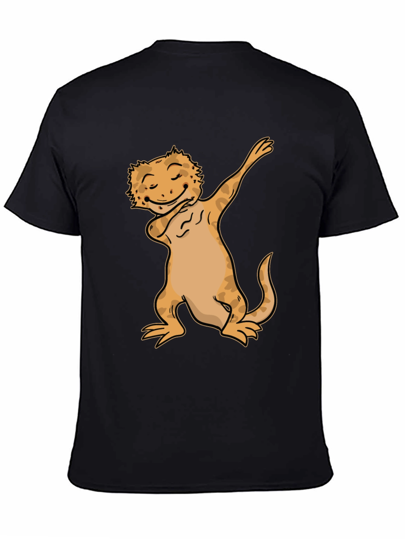 Dabbing Bearded Dragon Black T-Shirt