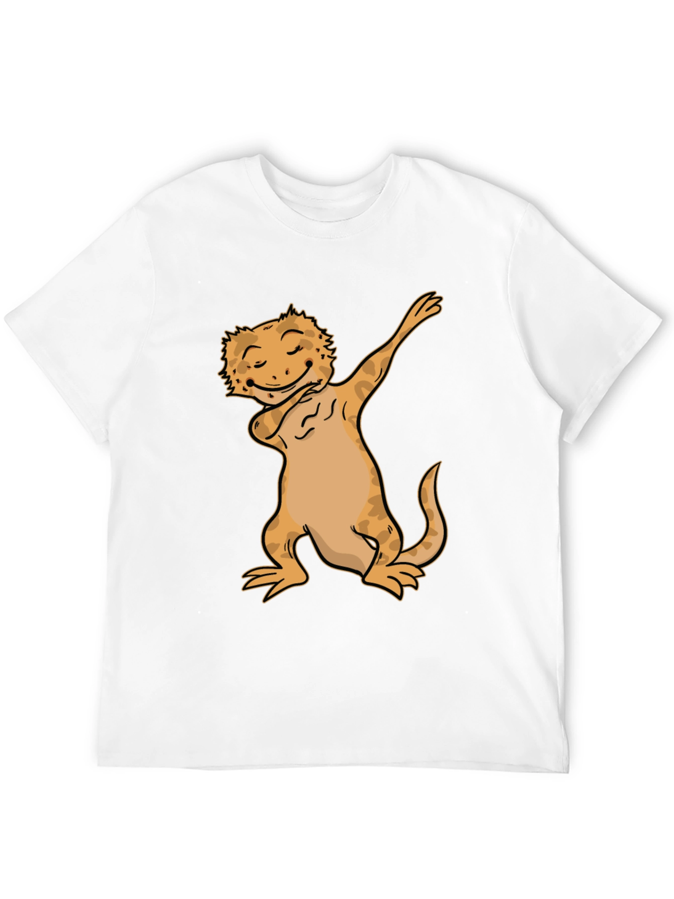Dabbing Bearded Dragon Black T-Shirt