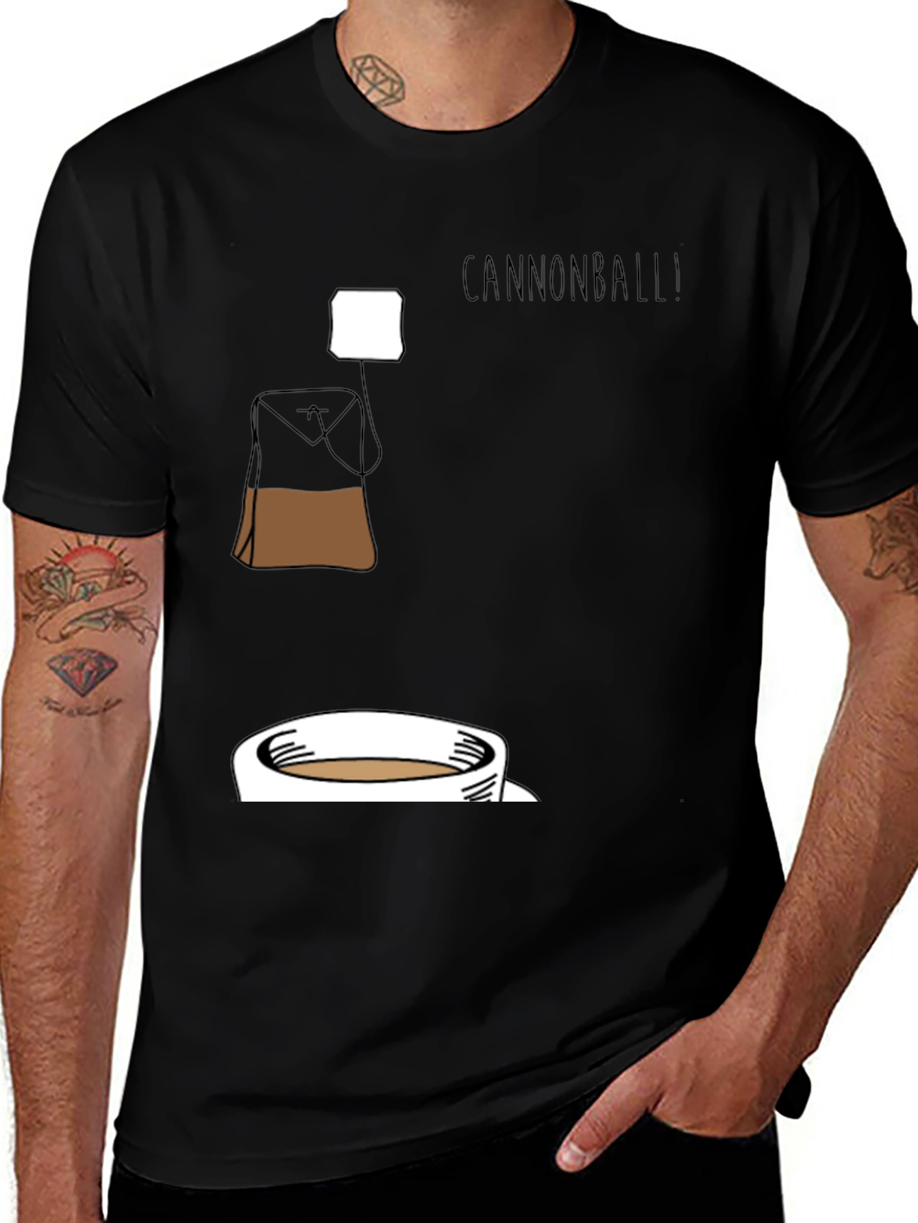 Cannonball Tea T-Shirt - Brewtiful Design!