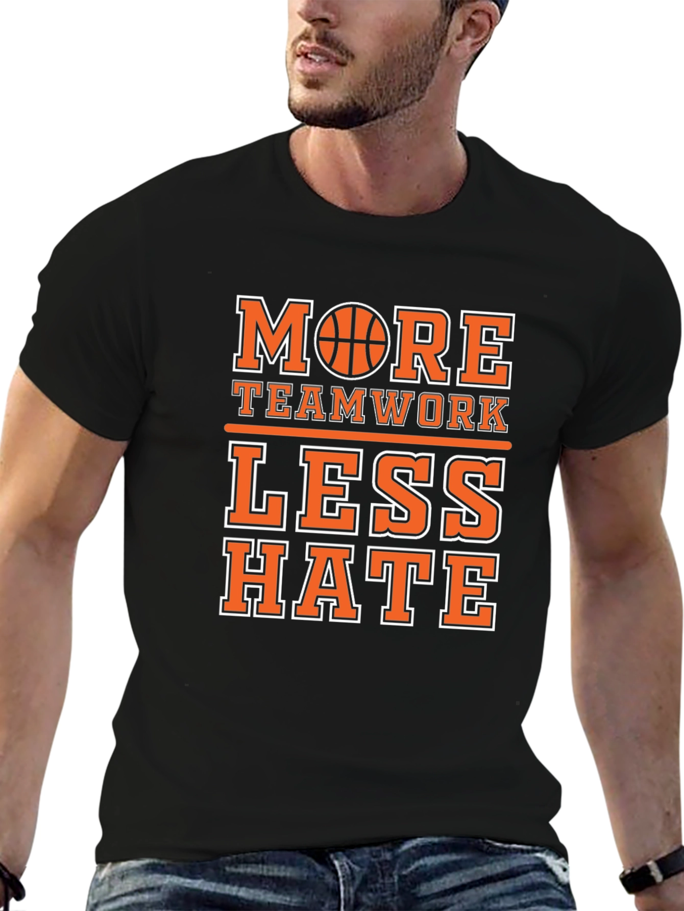 More Teamwork Less Hate Graphic Tee