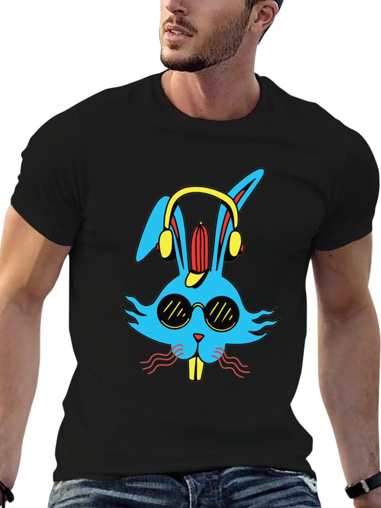 Cool Rabbit Graphic T-Shirt