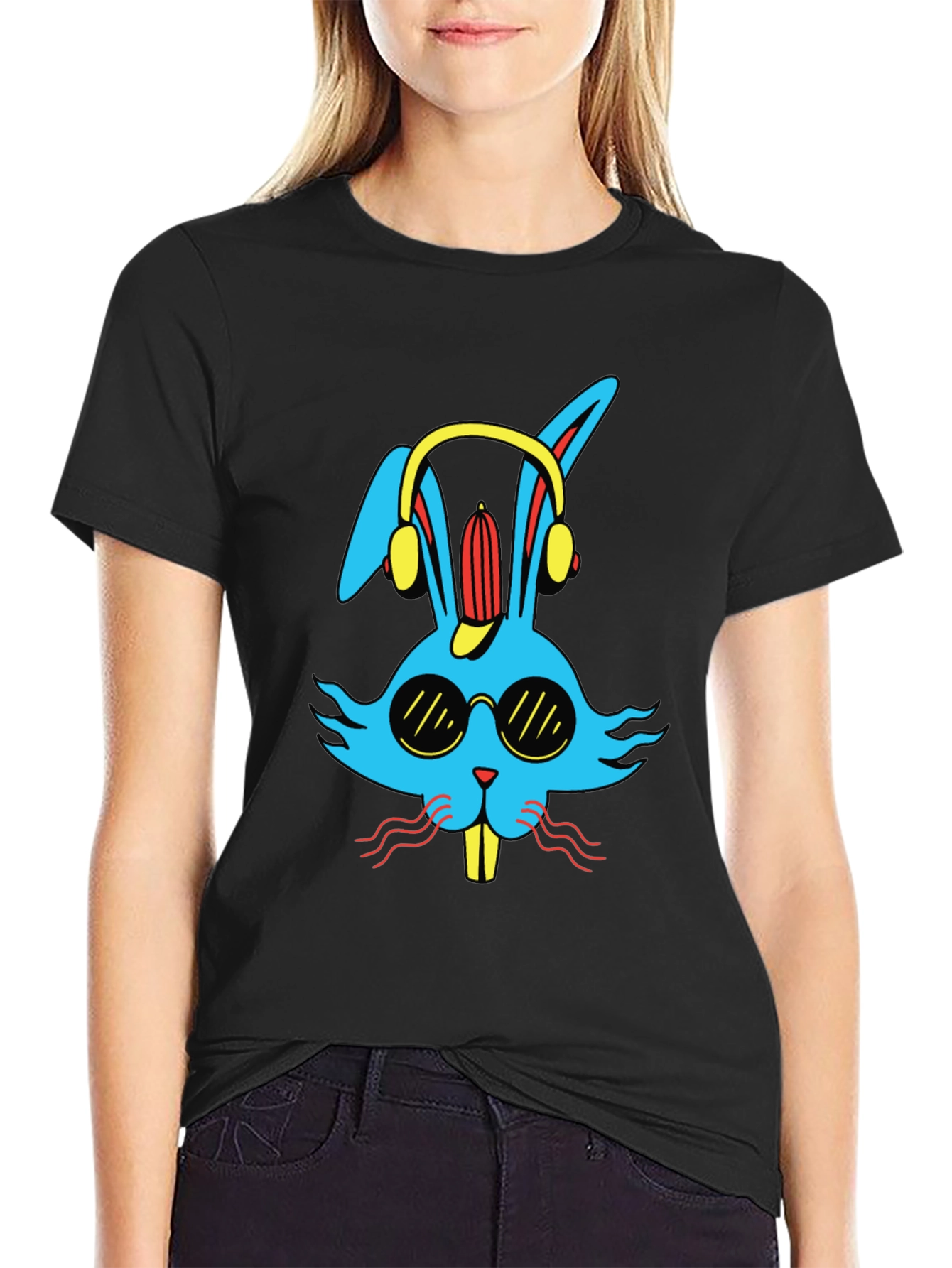 Cool Rabbit Graphic T-Shirt