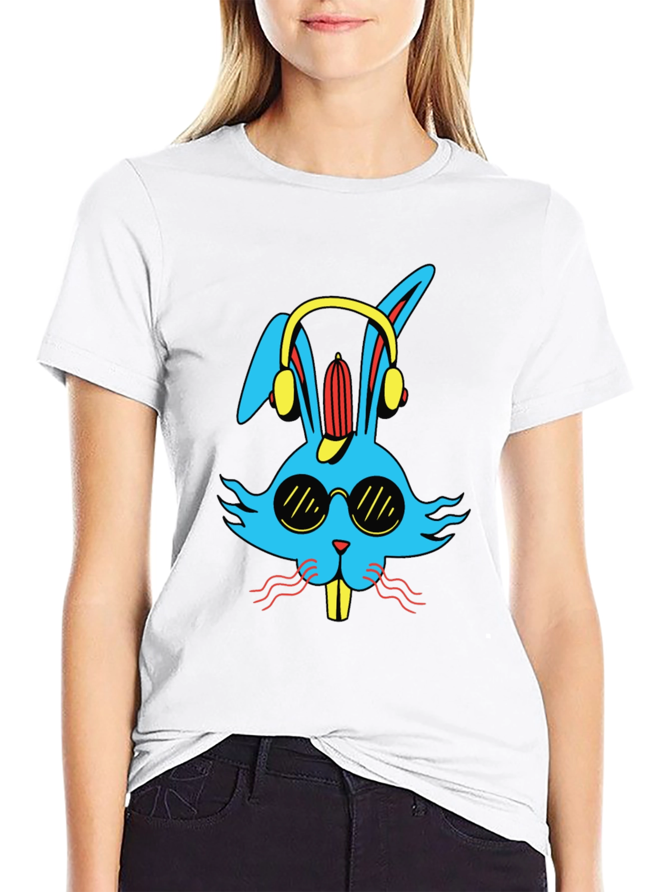 Cool Rabbit Graphic T-Shirt