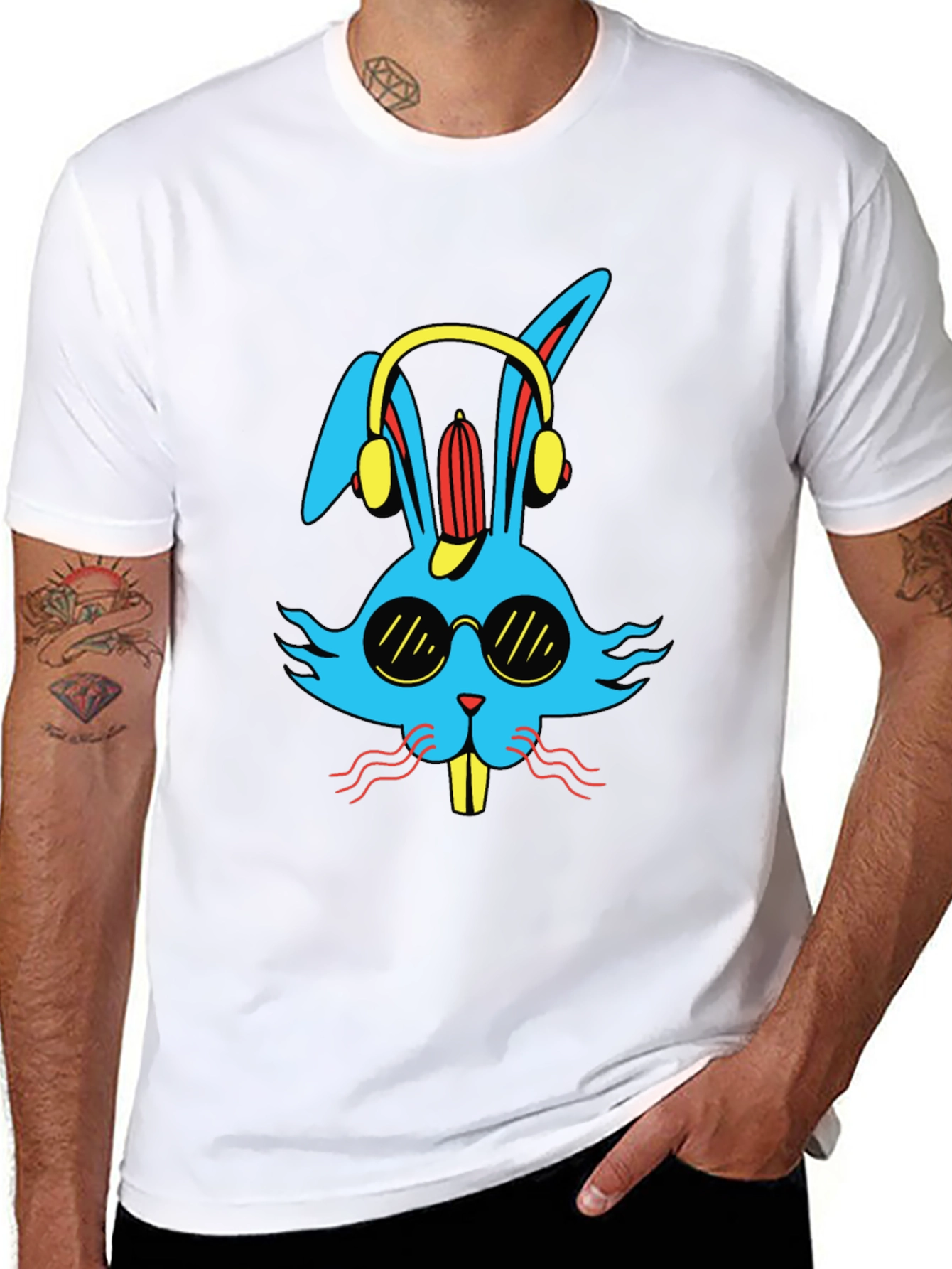 Cool Rabbit Graphic T-Shirt