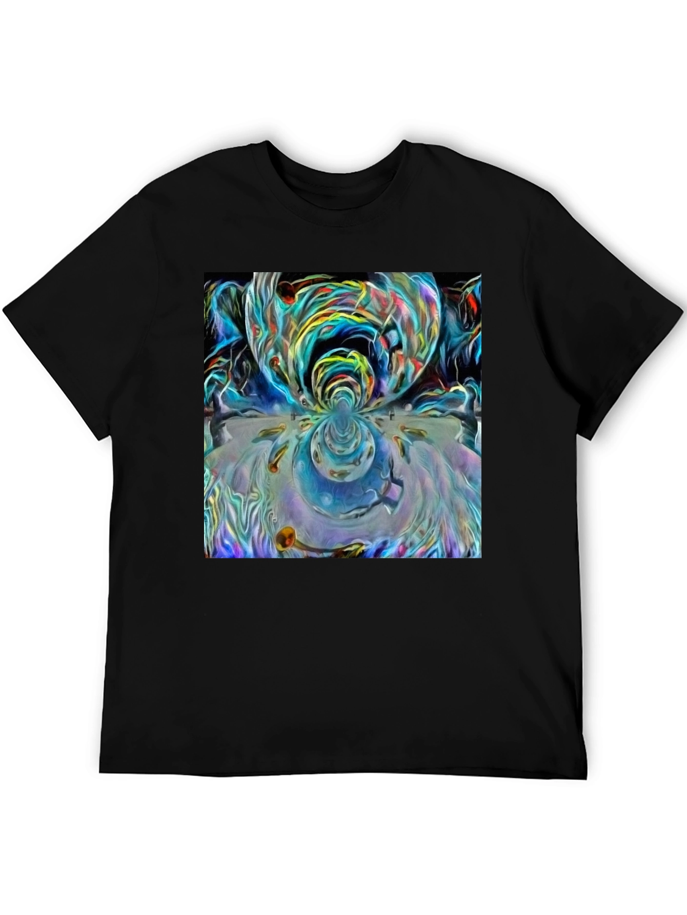 Surreal Art Graphic Tee - Modern Abstract Design