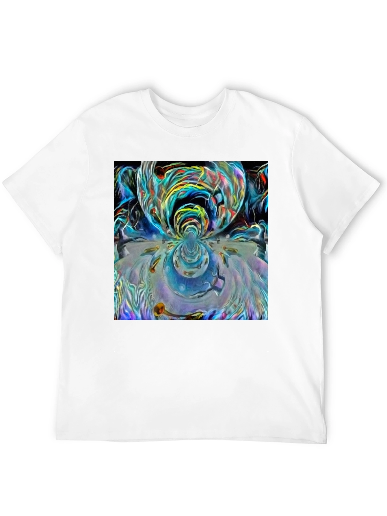 Surreal Art Graphic Tee - Modern Abstract Design