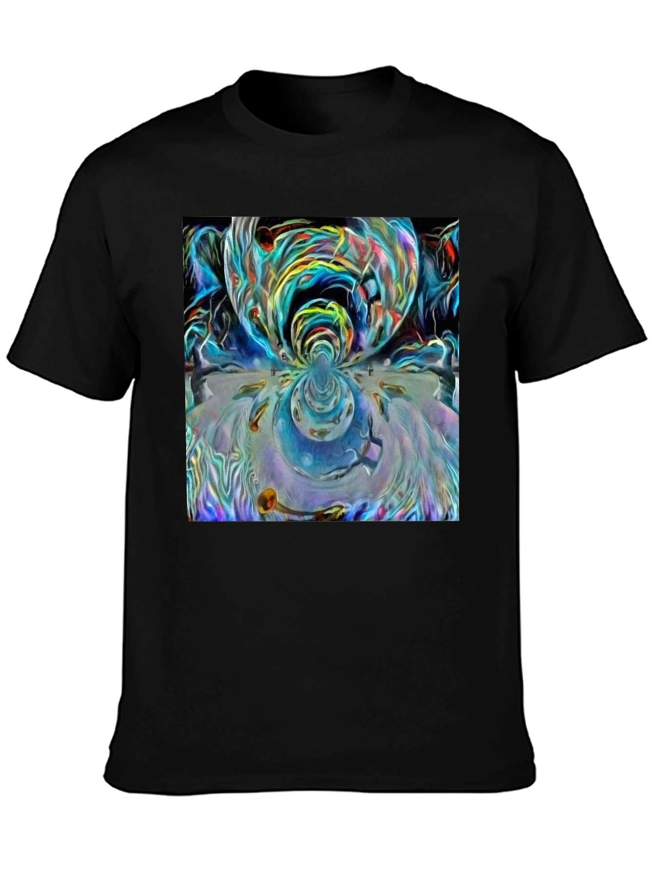 Surreal Art Graphic Tee - Modern Abstract Design