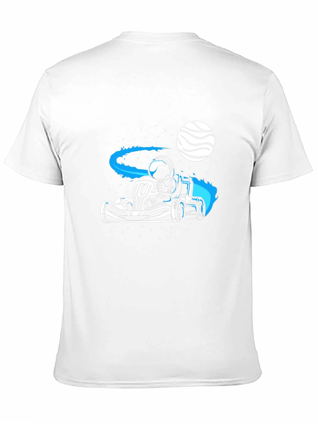 Astronaut Kart Racer T-Shirt - Space Adventure Tee