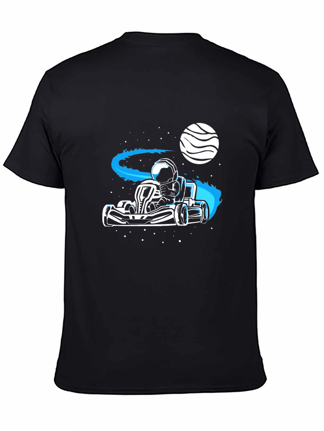 Astronaut Kart Racer T-Shirt - Space Adventure Tee