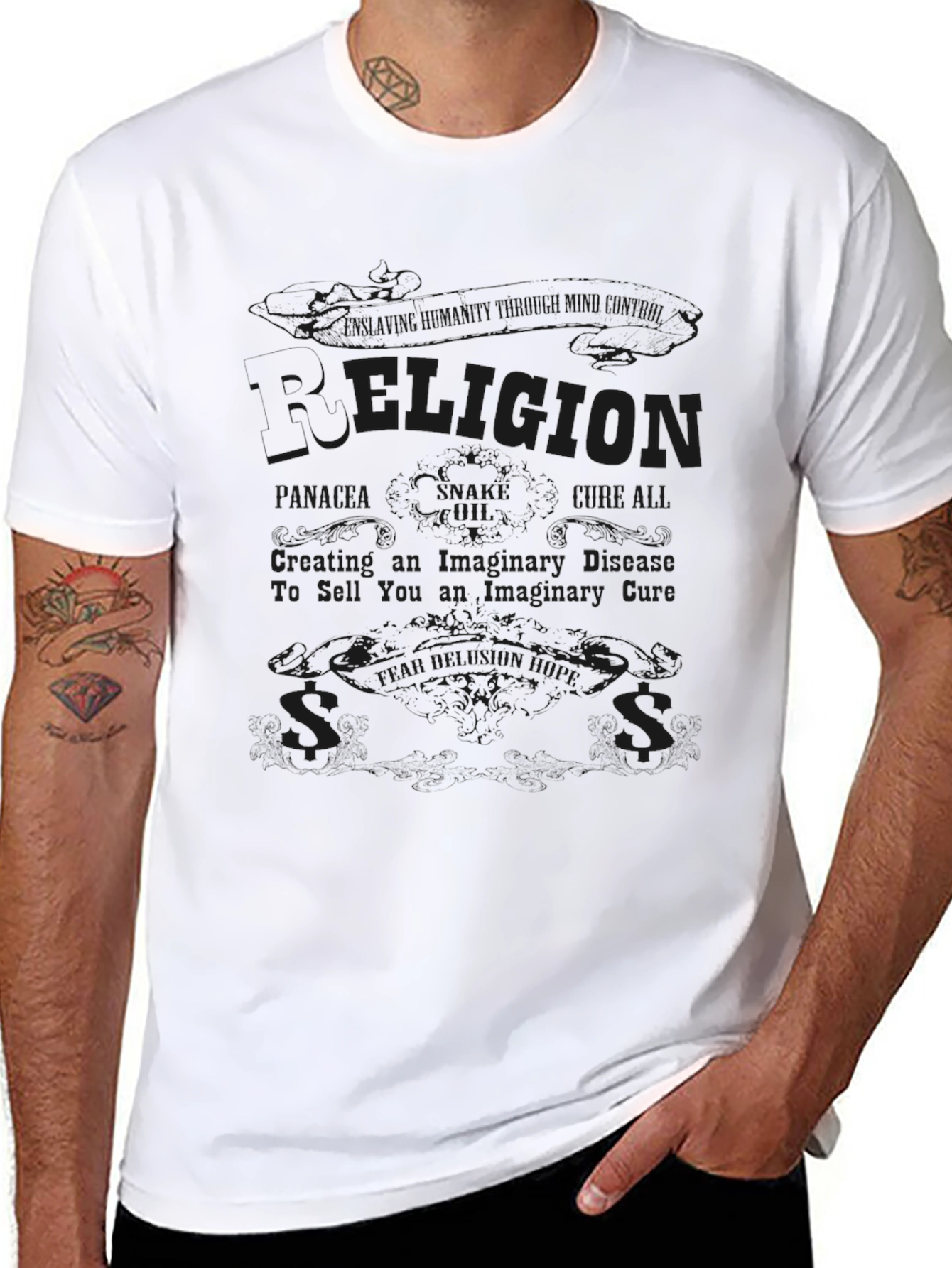 Religion Creates Disease T-Shirt