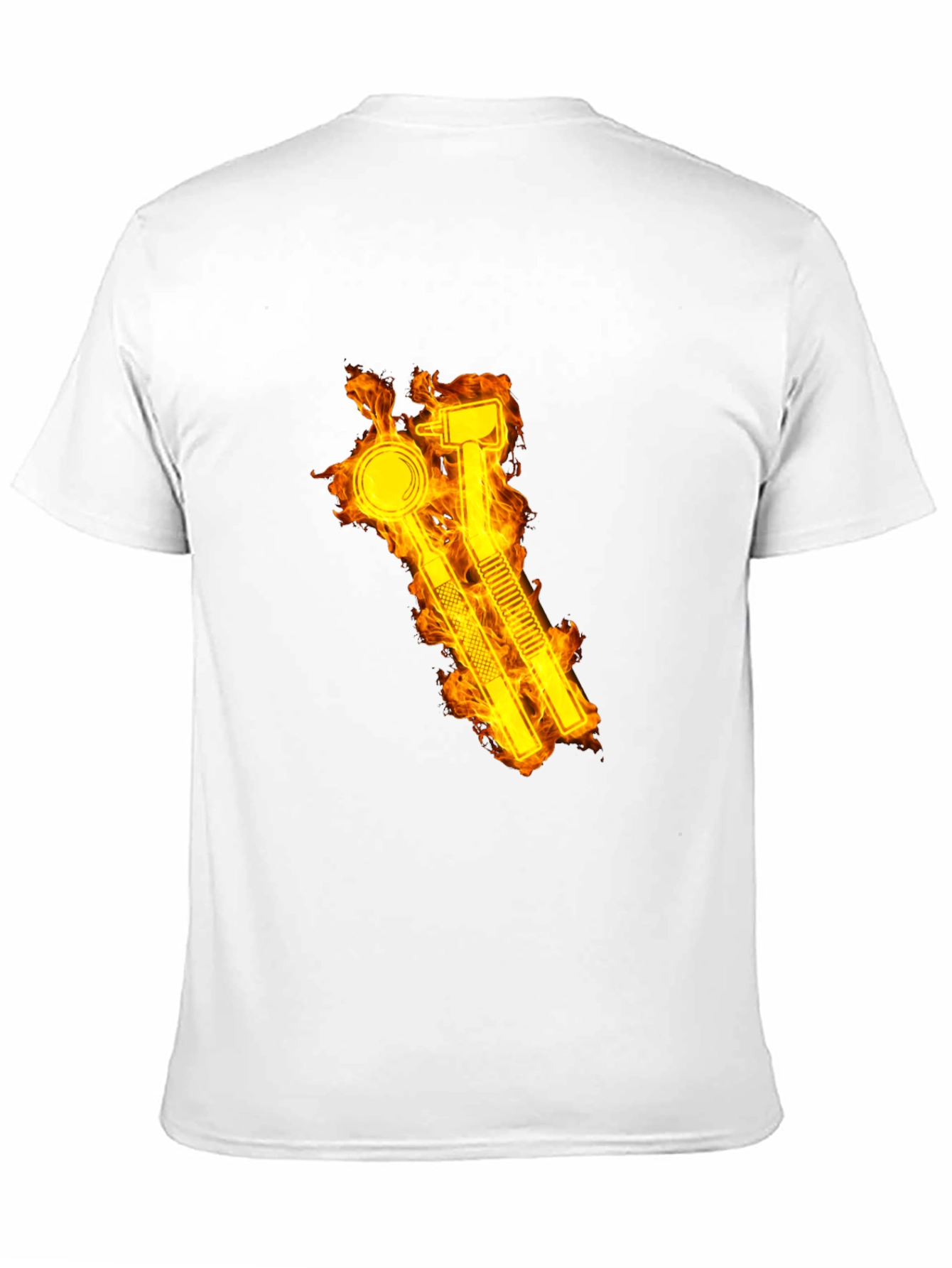 Fiery Dental Tools Graphic Tee - Black T-Shirt