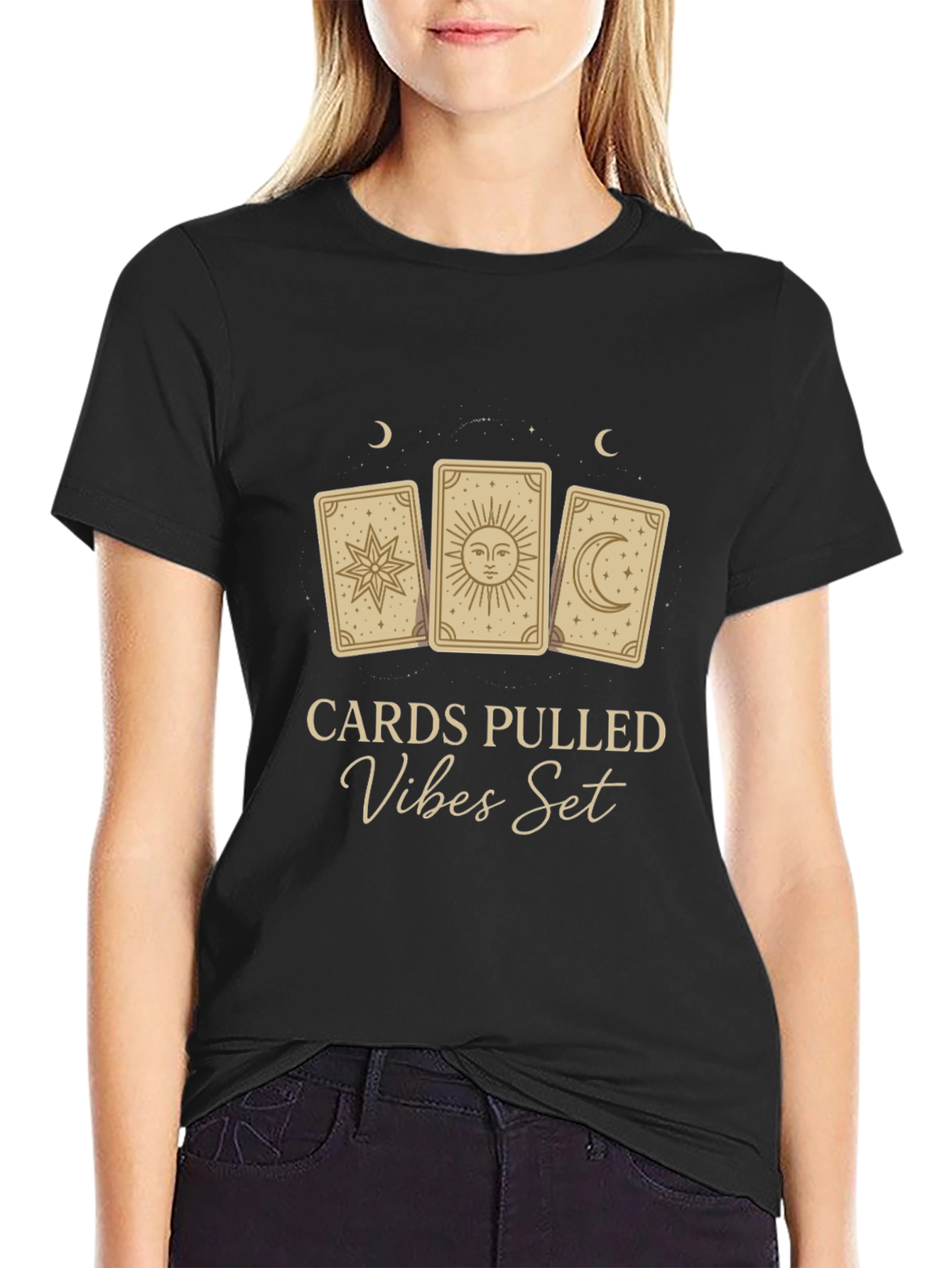 Tarot Cards Pulled Vibes Set Graphic T-Shirt
