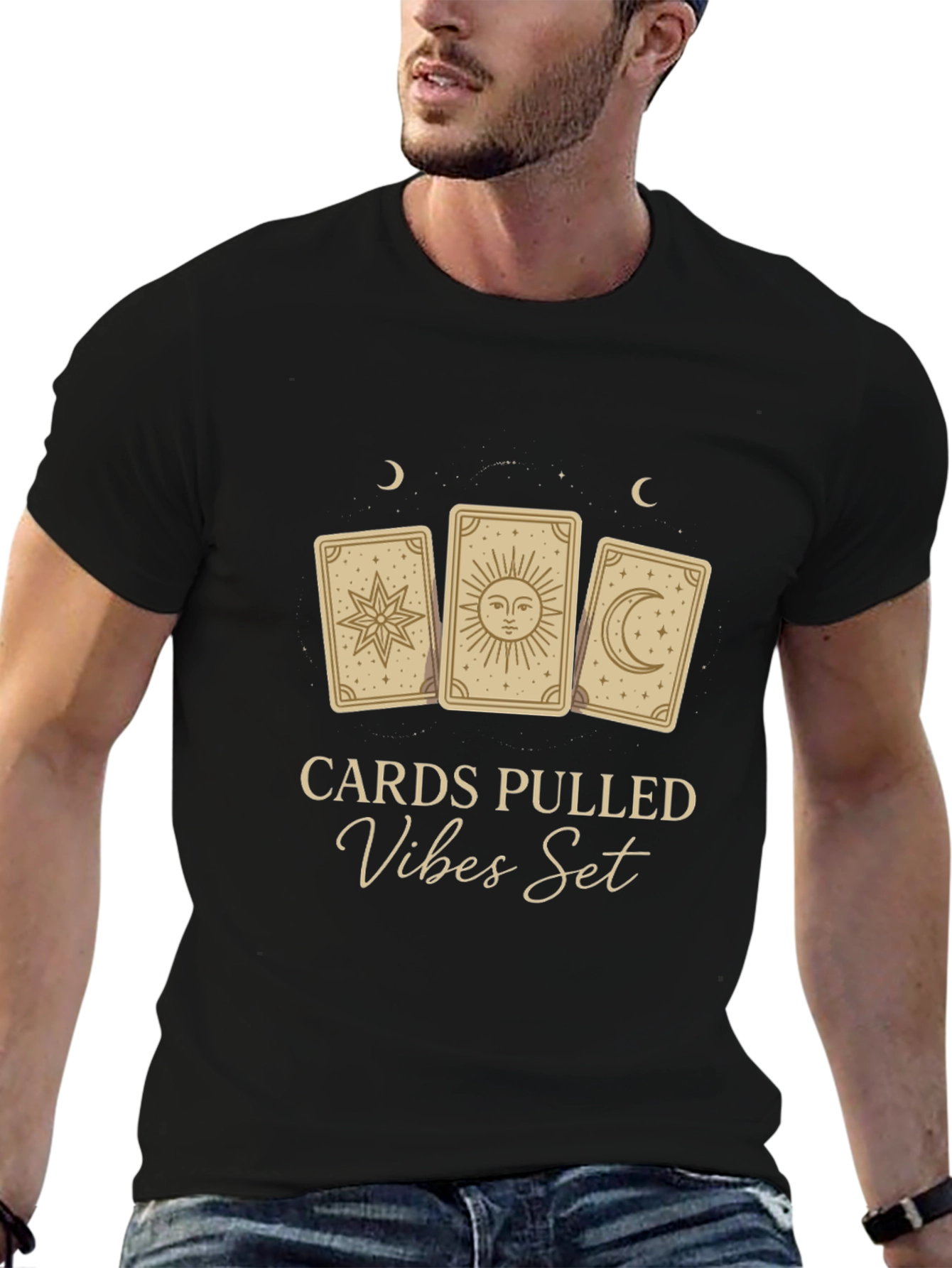Tarot Cards Pulled Vibes Set Graphic T-Shirt