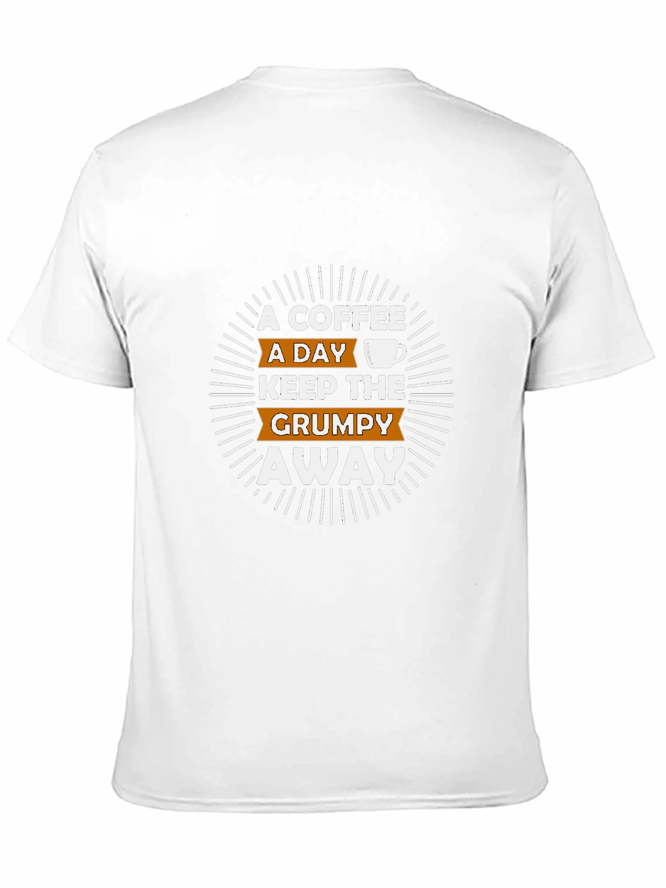 Coffee Grumpy Graphic Tee - Black Cotton T-Shirt