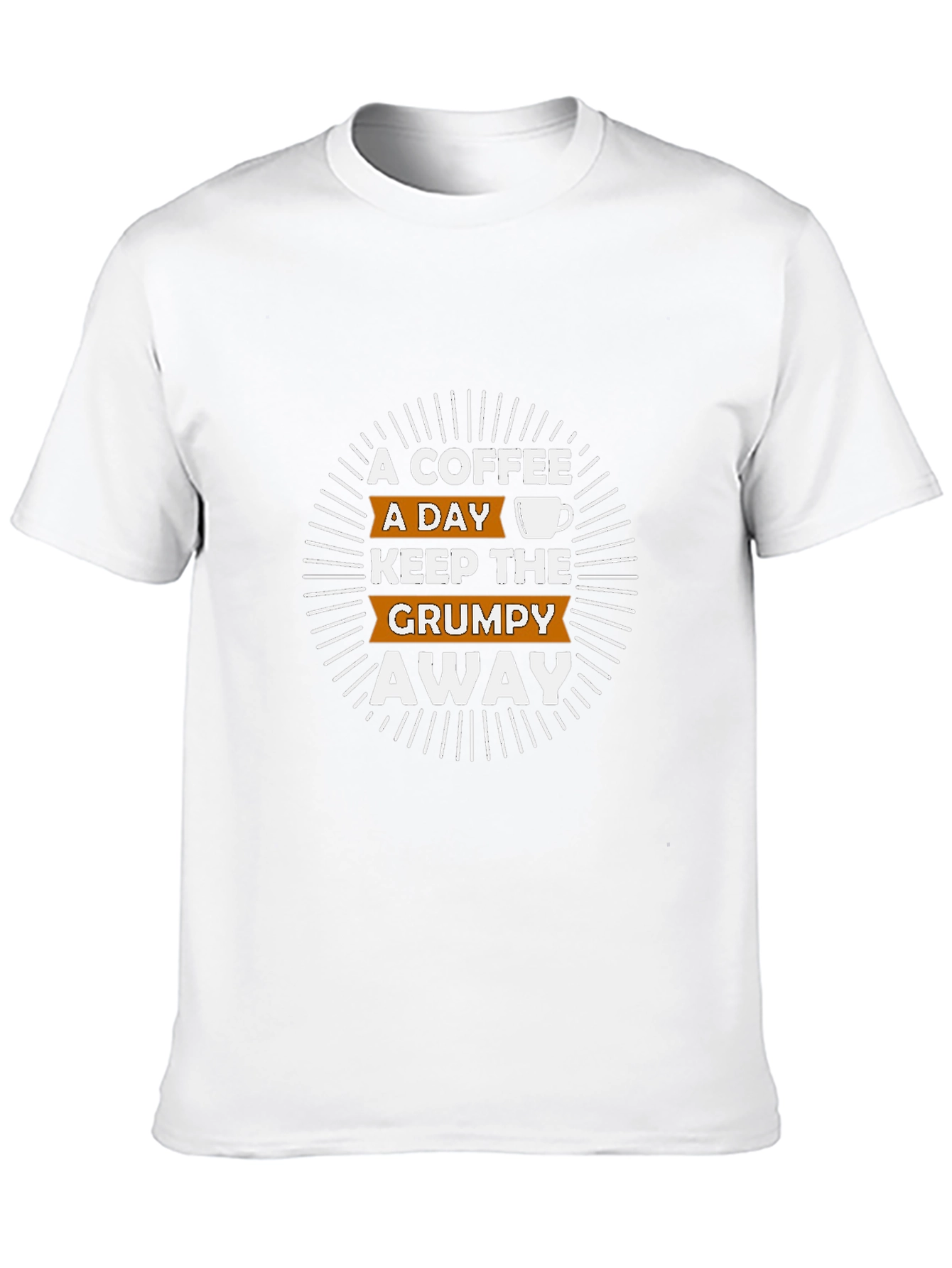 Coffee Grumpy Graphic Tee - Black Cotton T-Shirt