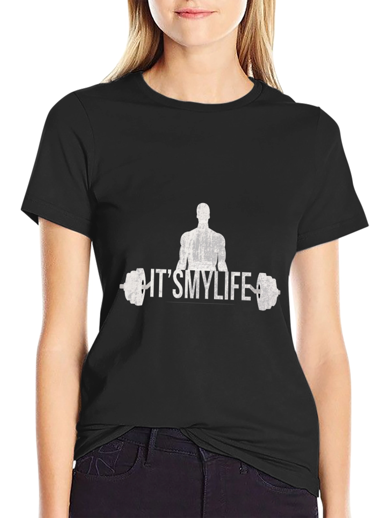 Its My Life Gym T-Shirt - Black