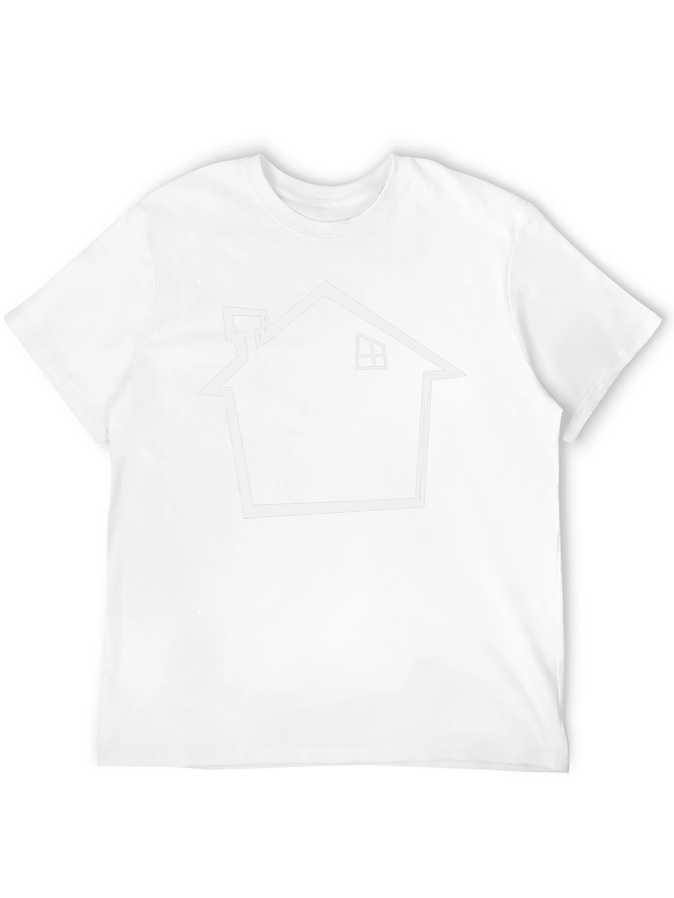 House Outline Graphic Tee - Black