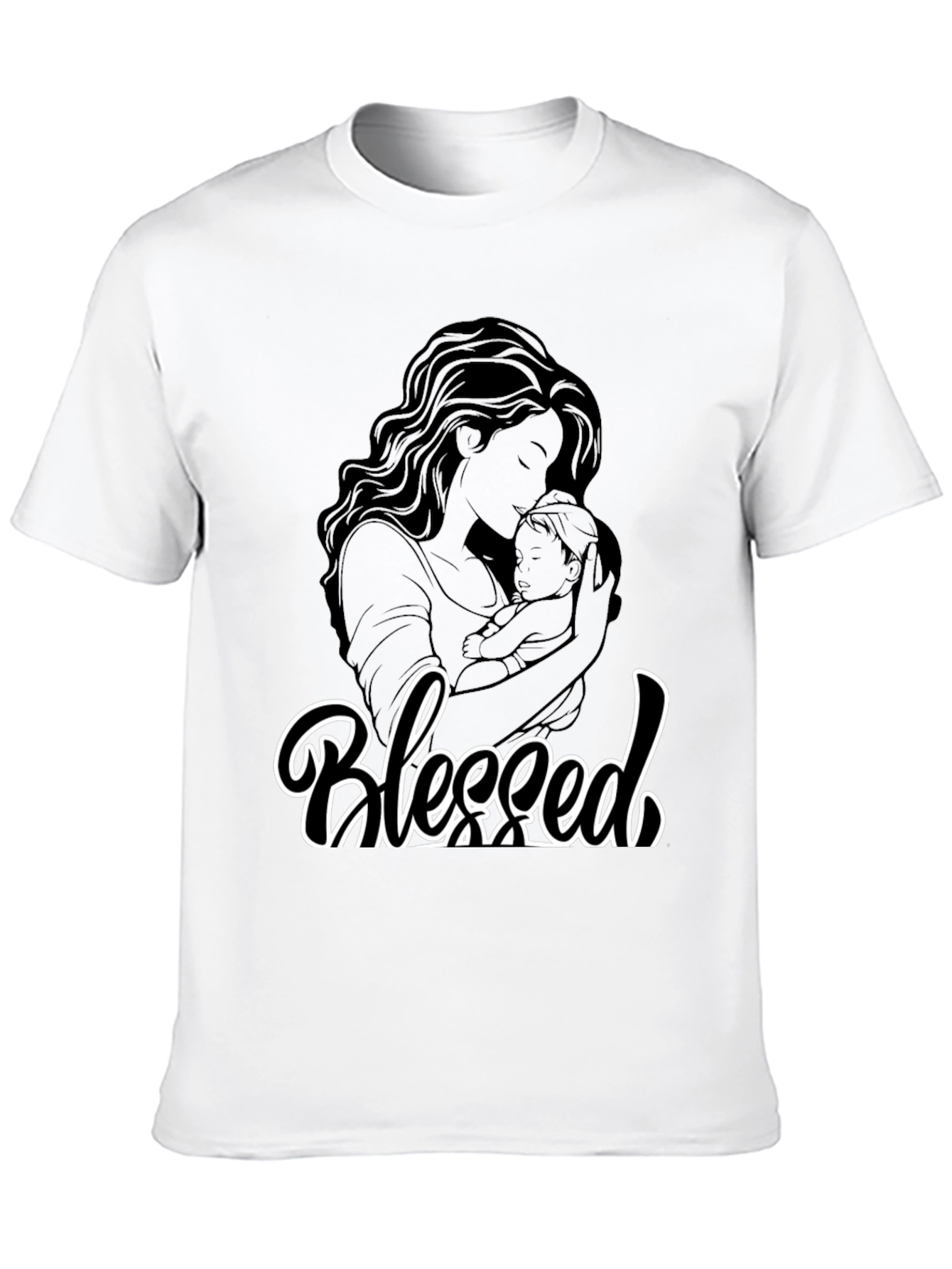 Blessed Mother & Child Graphic Tee