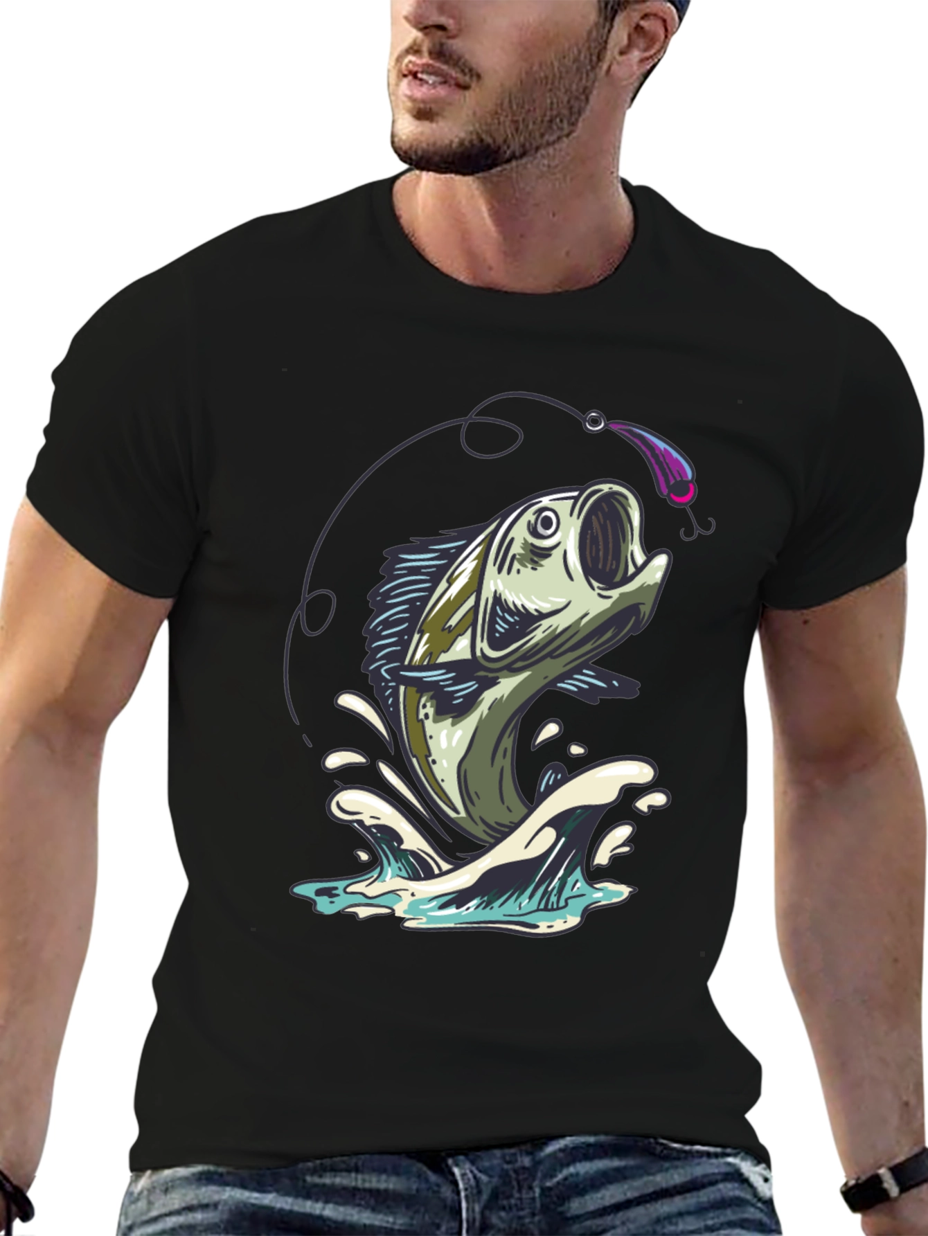 Fishing T-Shirt: Catch of the Day Graphic Tee