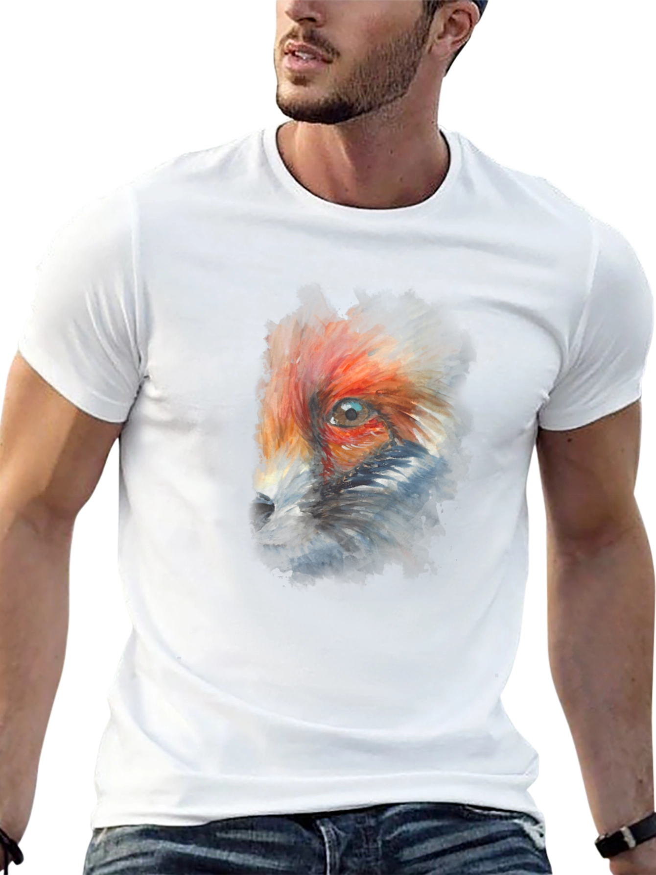 Fox Eye Graphic Black T-Shirt