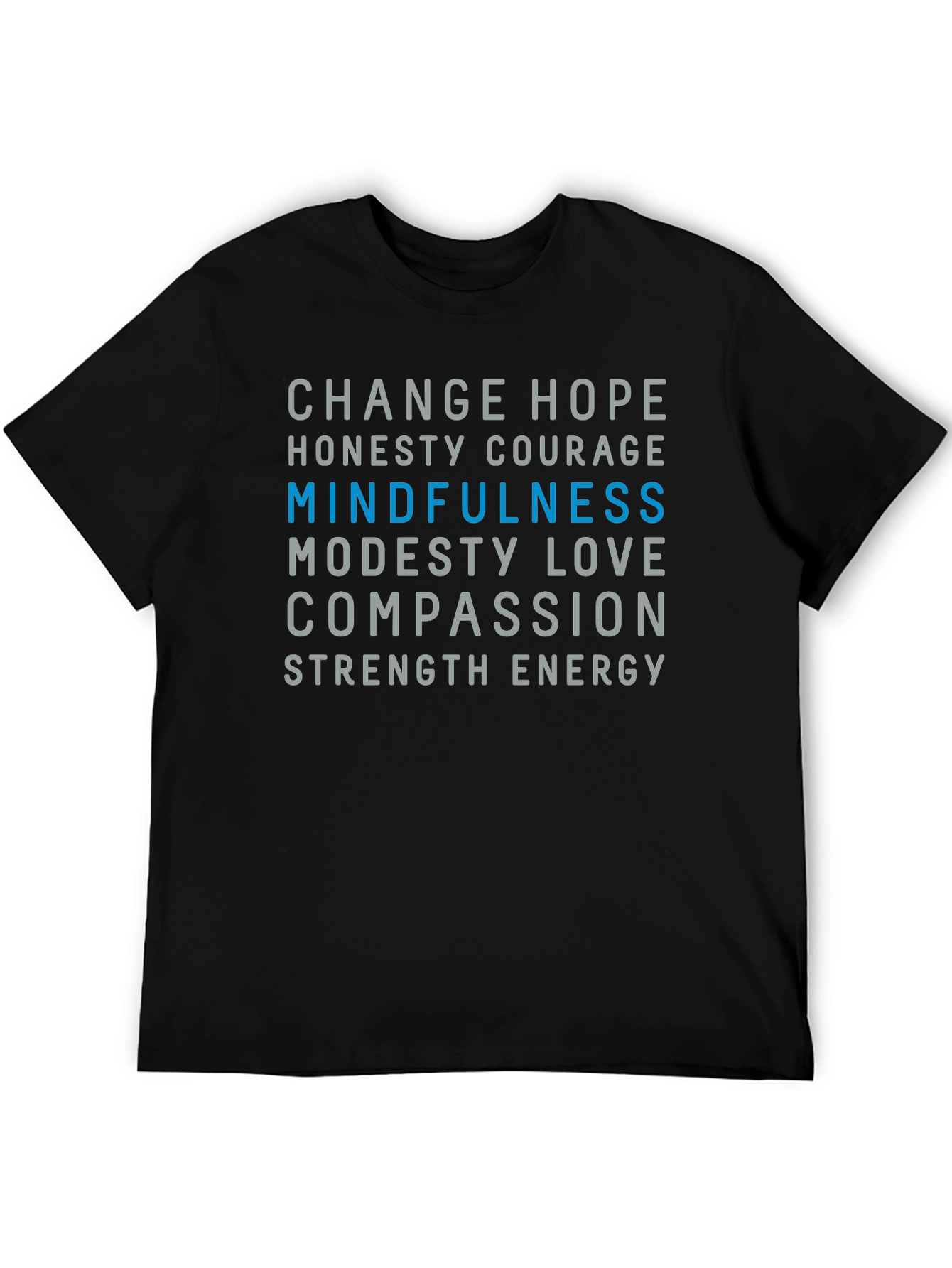 Mindfulness Graphic Tee - Inspiring Positivity