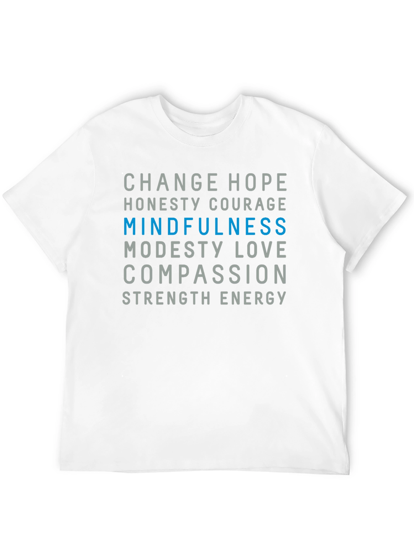 Mindfulness Graphic Tee - Inspiring Positivity