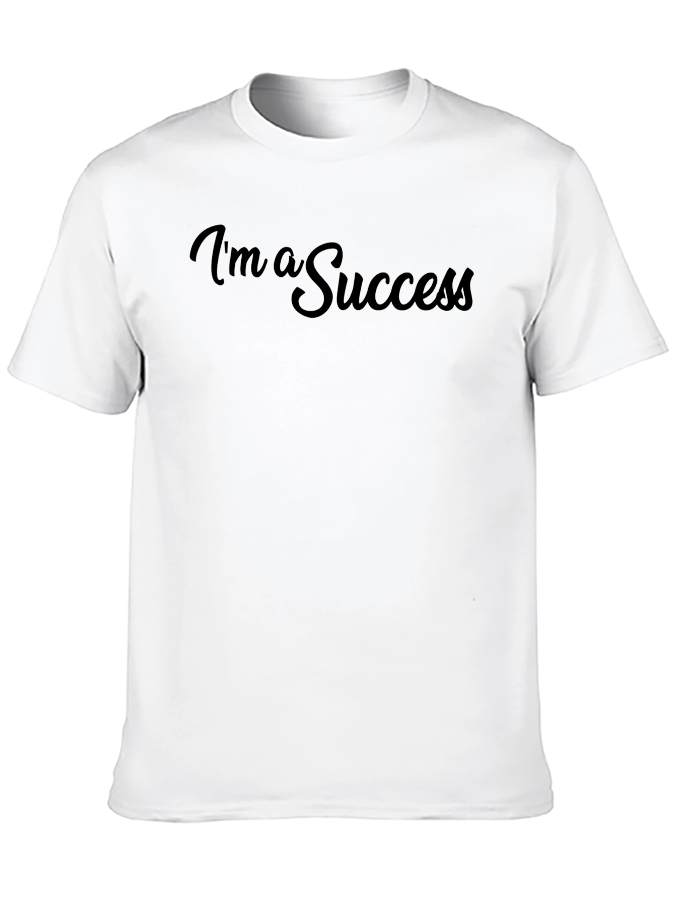 Im a Success Black T-Shirt - Motivational Tee