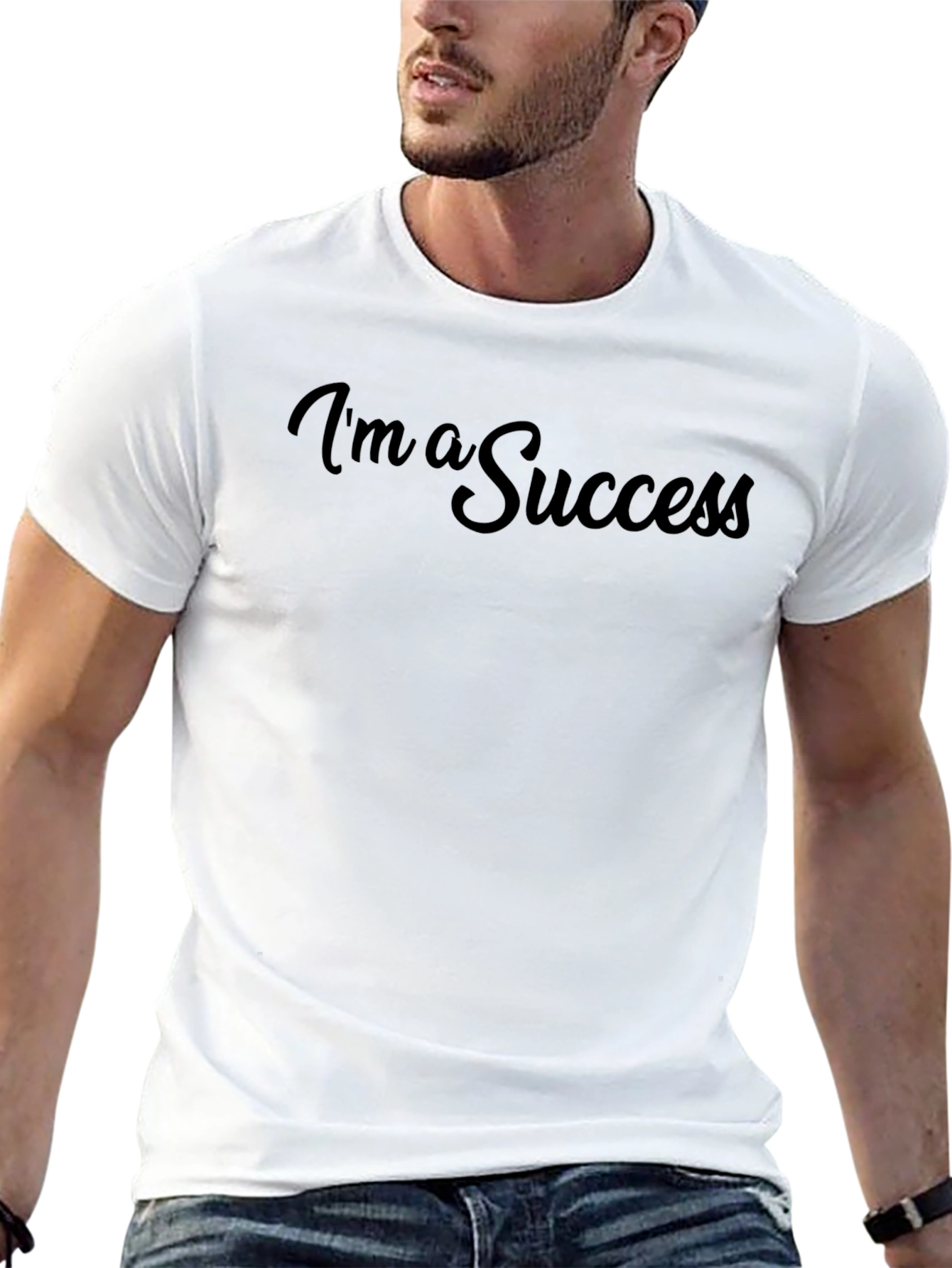 Im a Success Black T-Shirt - Motivational Tee