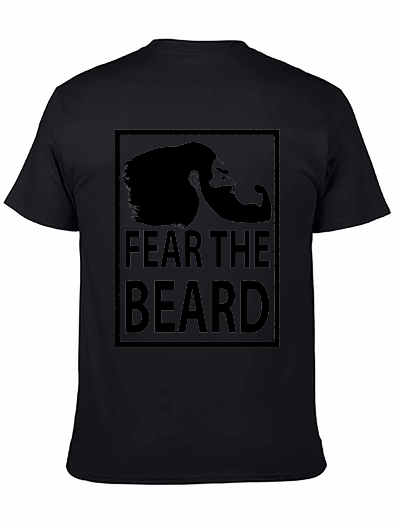 Fear the Beard Graphic Print T-Shirt