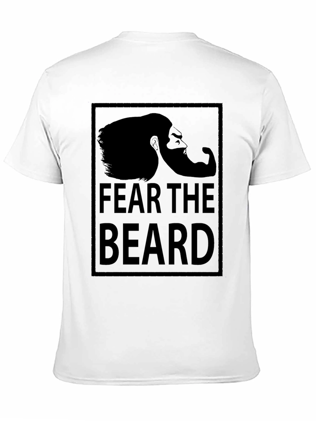 Fear the Beard Graphic Print T-Shirt
