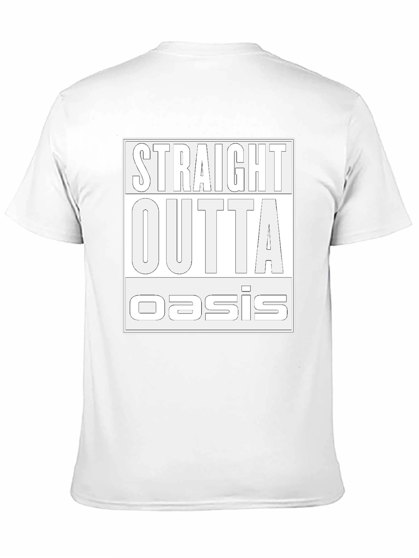 Straight Outta Oasis T-Shirt - Black