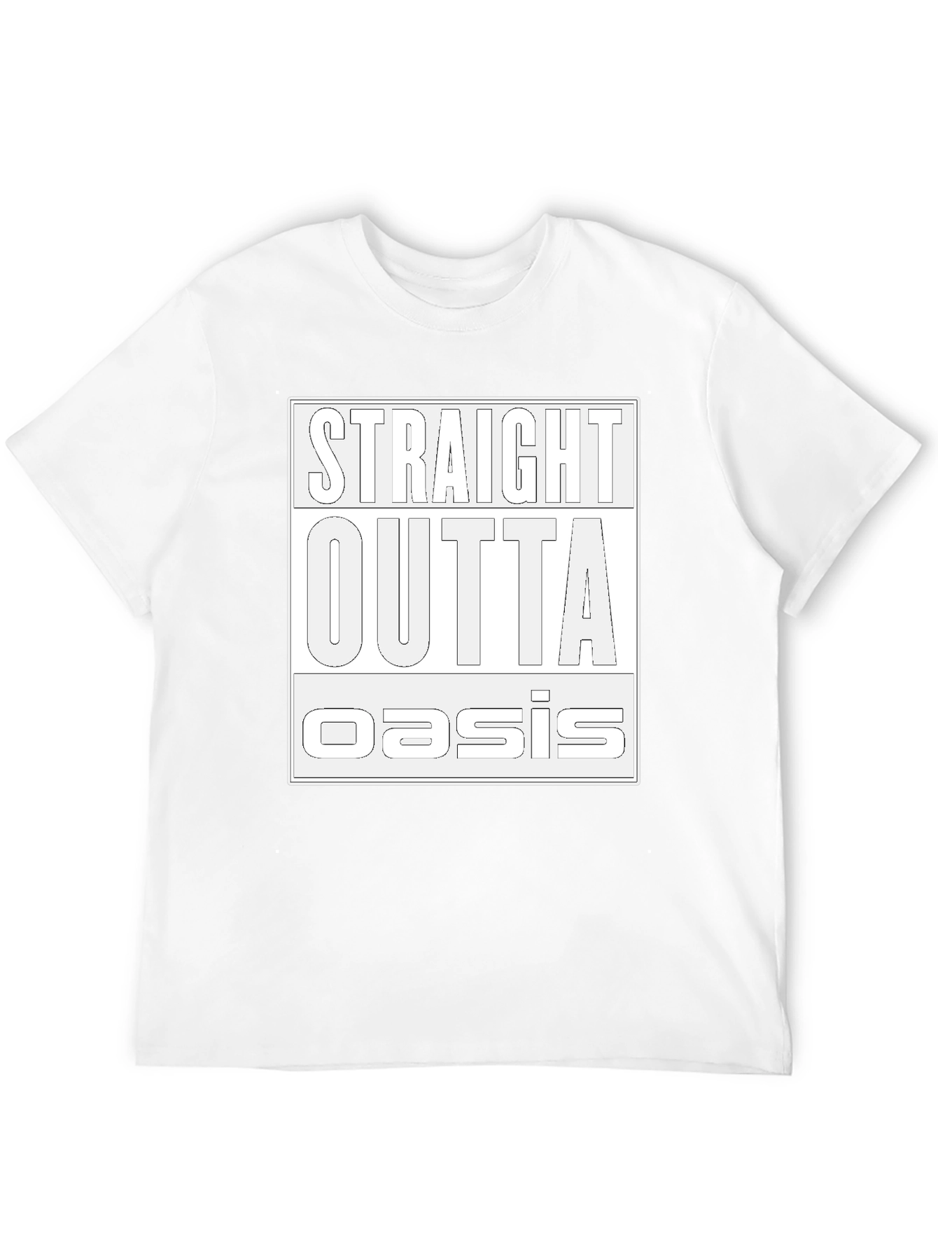 Straight Outta Oasis T-Shirt - Black